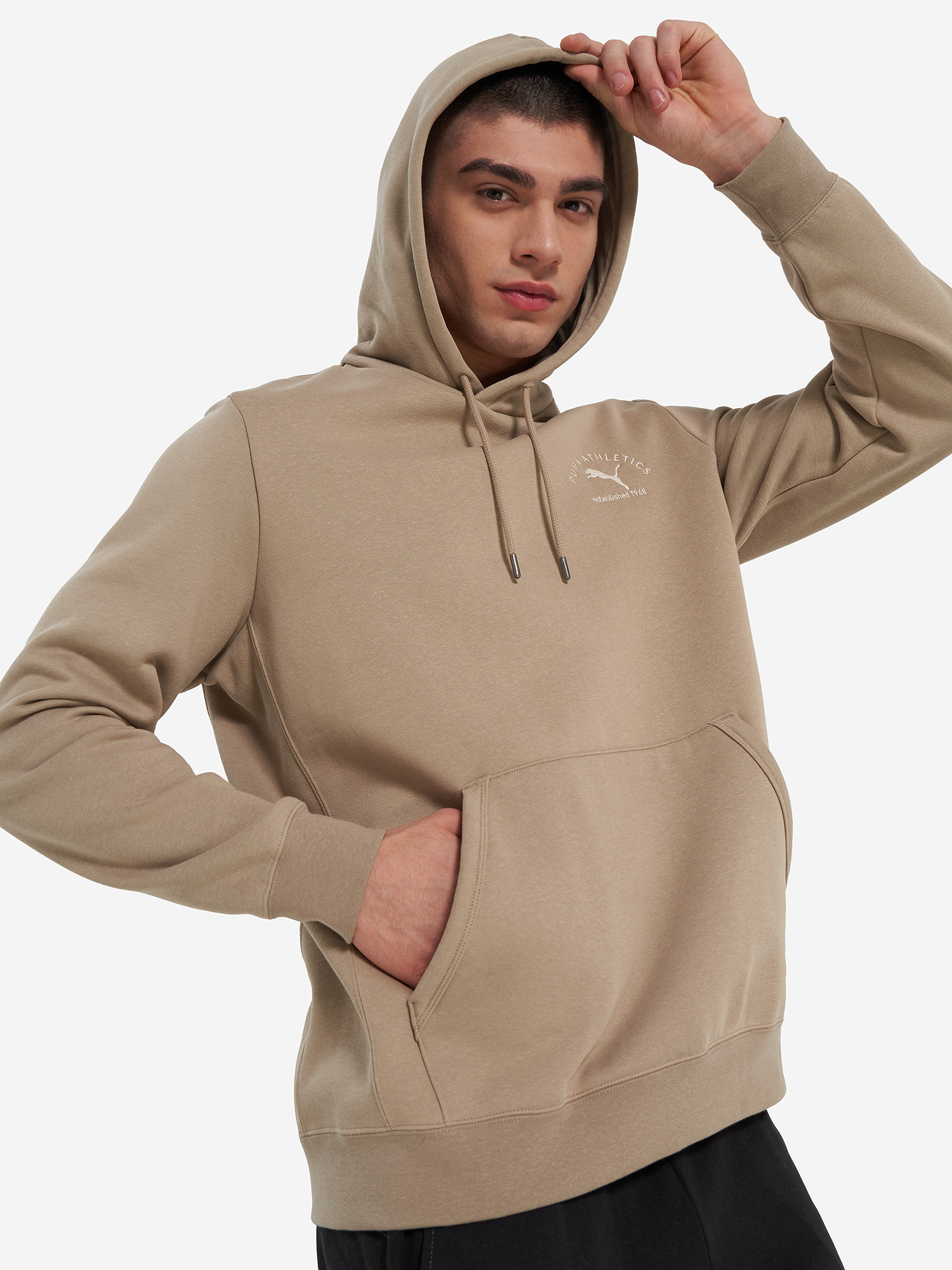 Худи мужское PUMA Class, коричневый, арт. 688221p0p-55