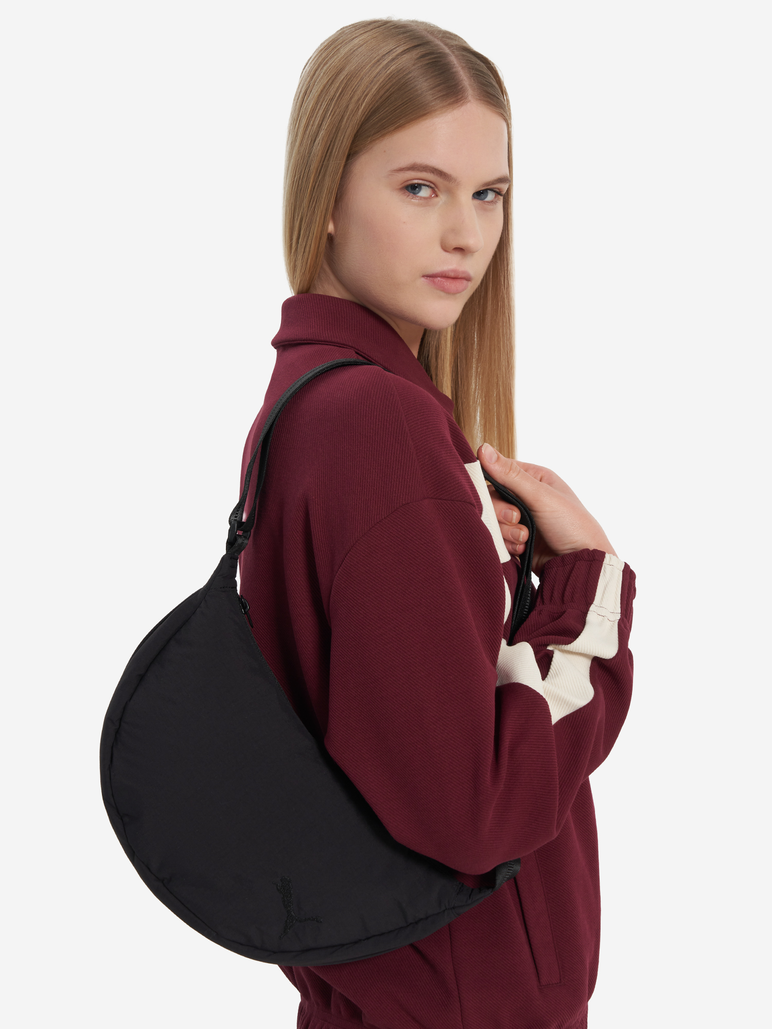 Сумка через плечо женская PUMA Her Half Moon, Черный 2