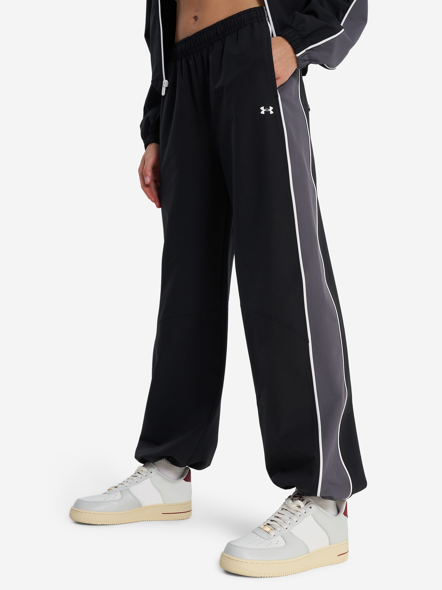 Брюки женские Under Armour Rival, черный, арт. 6003716u0f-003