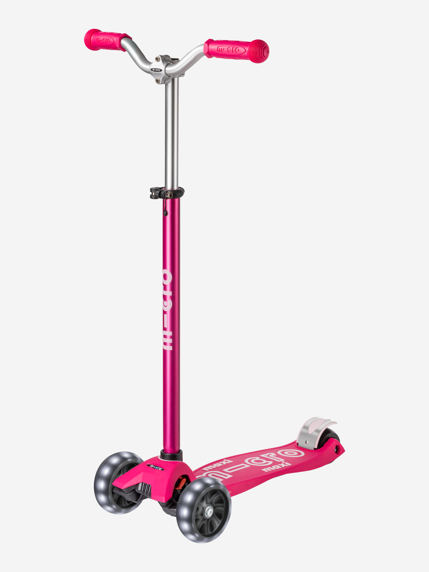 Изображение товара Самокат детский Micro Maxi Deluxe Pro LED, Розовый