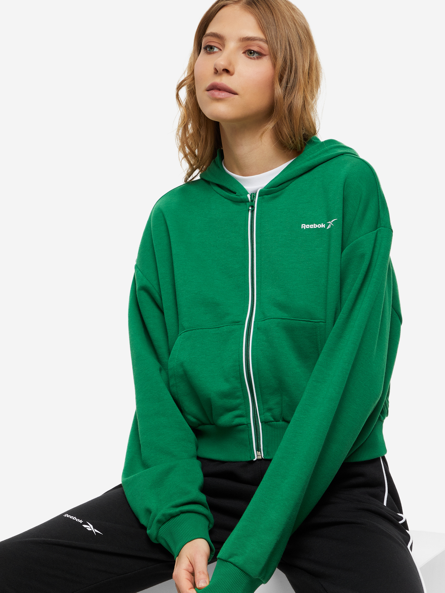

Толстовка женская Reebok, Зеленый