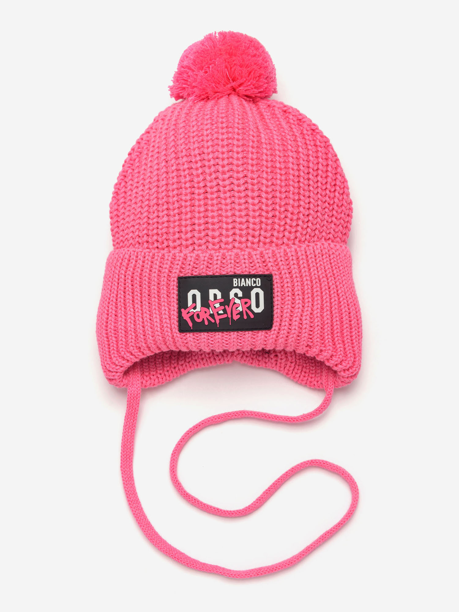 

Шапка демисезонная для девочки ORSO BIANCO, Розовый
