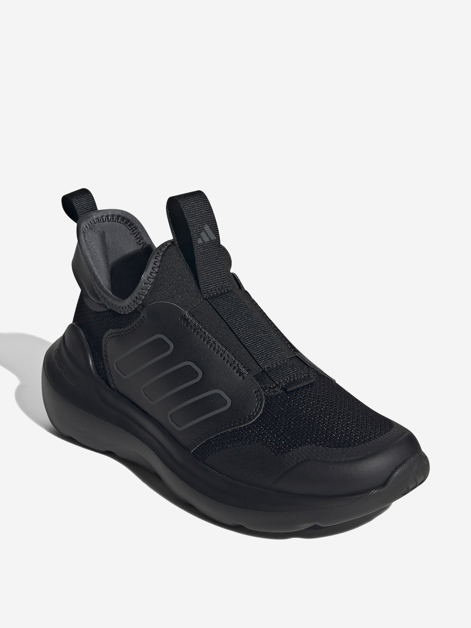 фото Слипоны детские adidas tensaur comfort ac j, черный