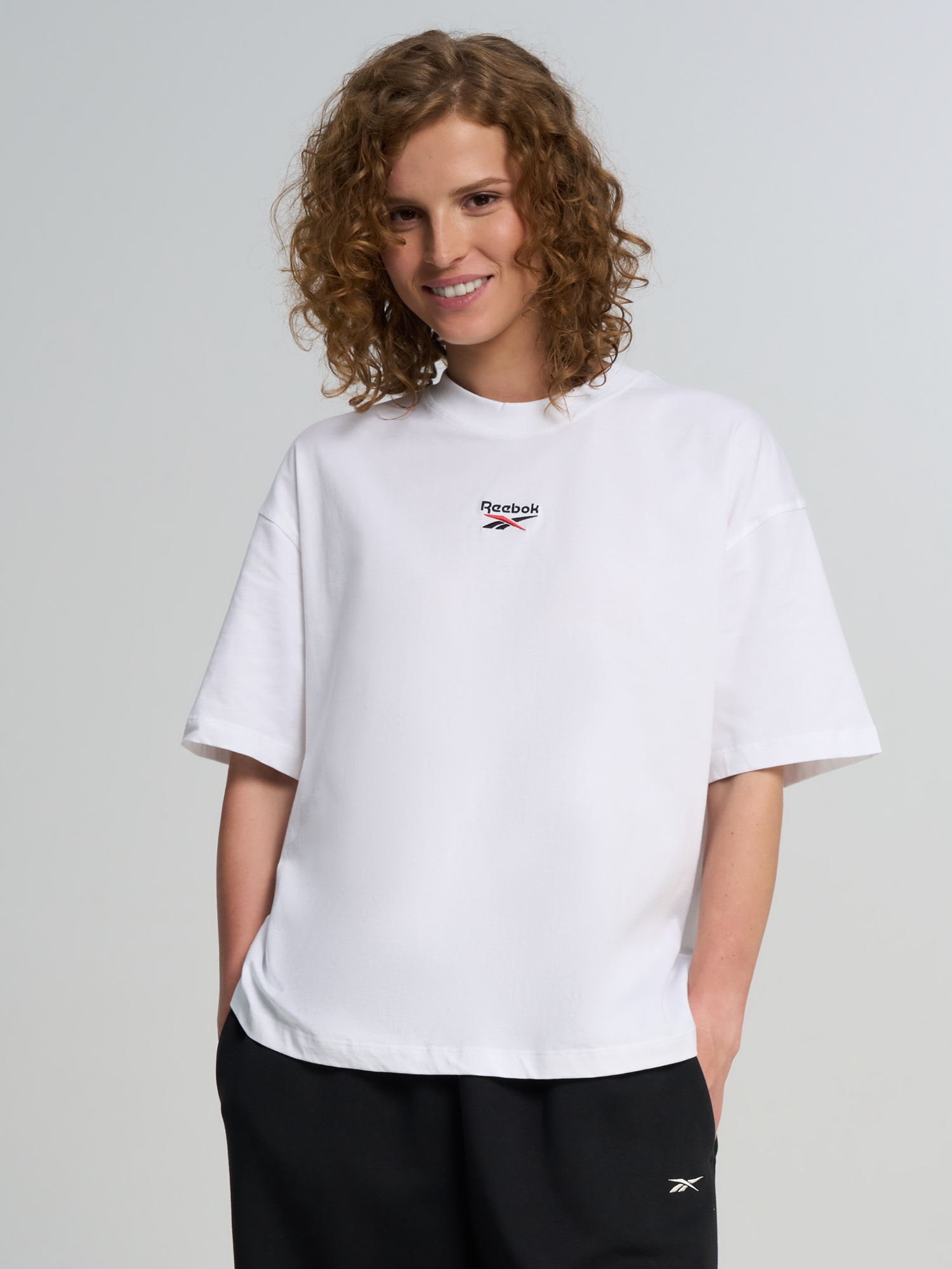 Футболка женская Reebok Logo, Белый