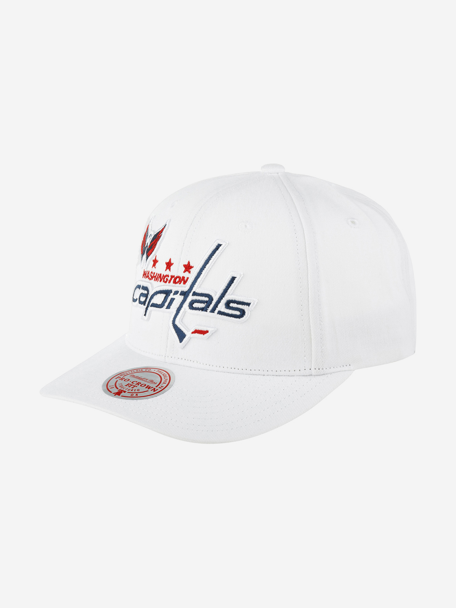Бейсболка MITCHELL NESS HHSS5758-WCAYYPPPWHIT Washington Capitals NHL (белый), Белый