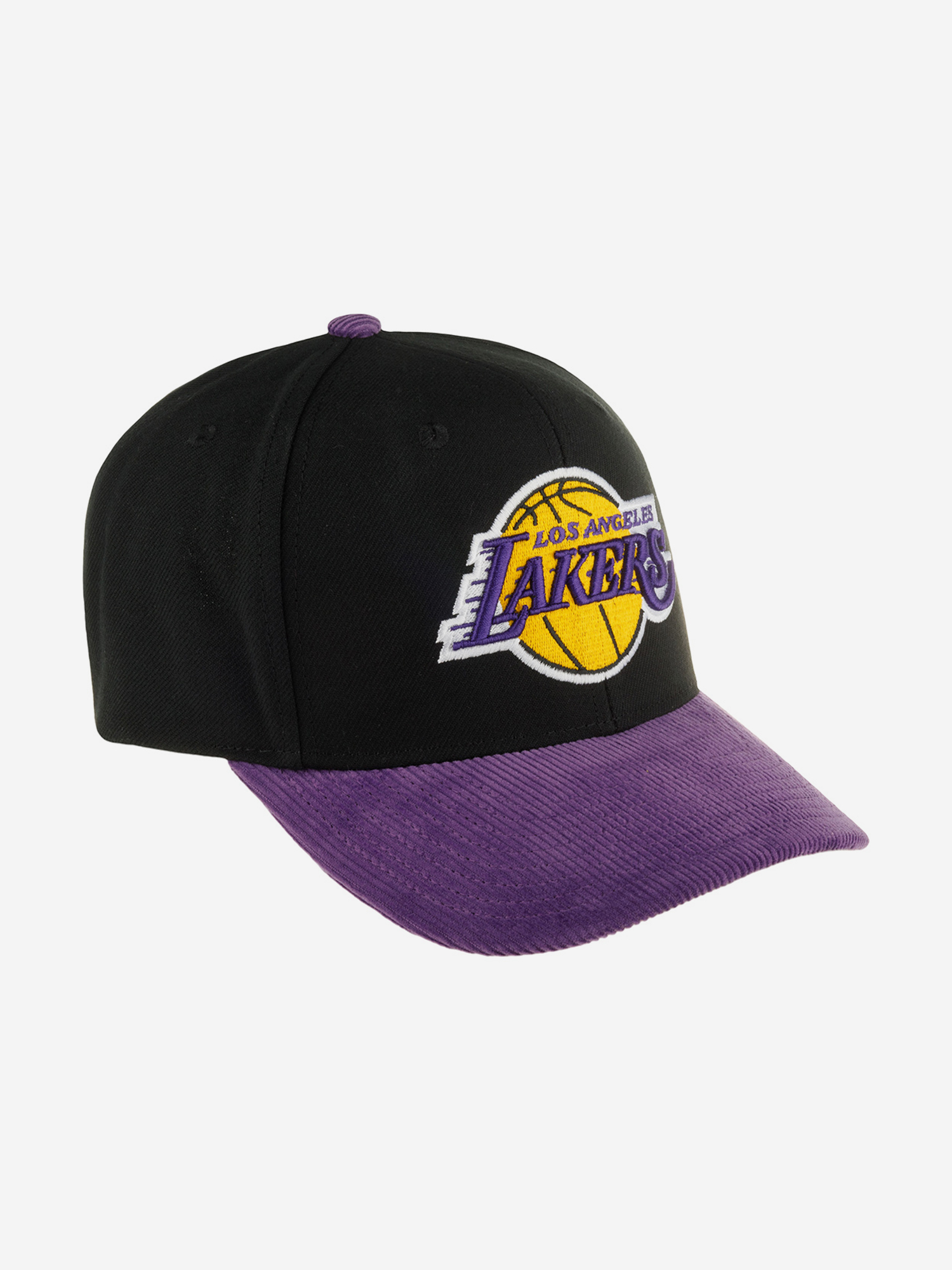 Бейсболка MITCHELL NESS HP7976-LALBLCK Los Angeles Lakers NBA (черный), Черный 59-250XDOXM4K-93, размер Без размера - фото 2