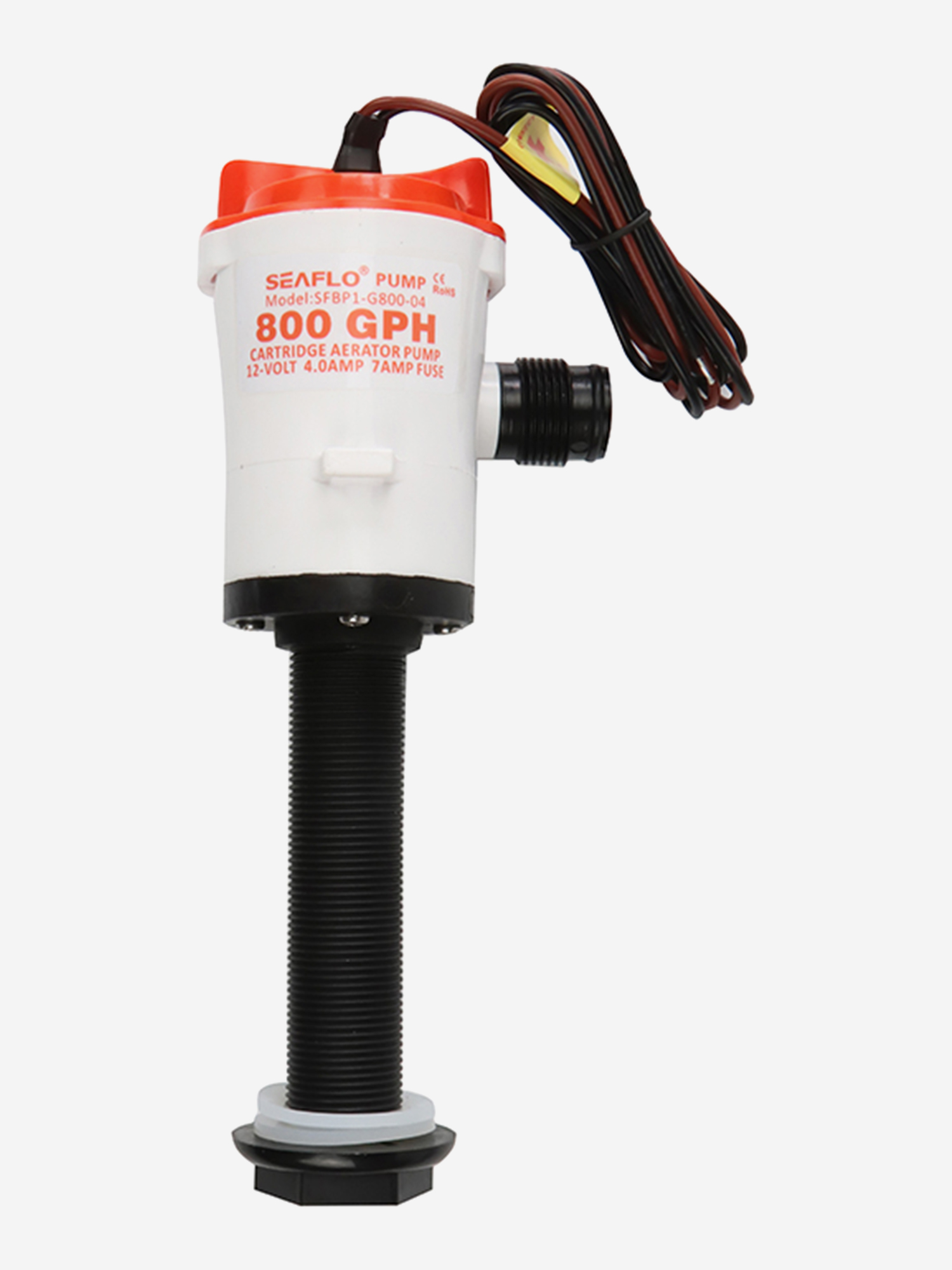 Изображение товара Помпа циркуляционная, патрубок 19 мм, 12V, SeaFlo, Белый