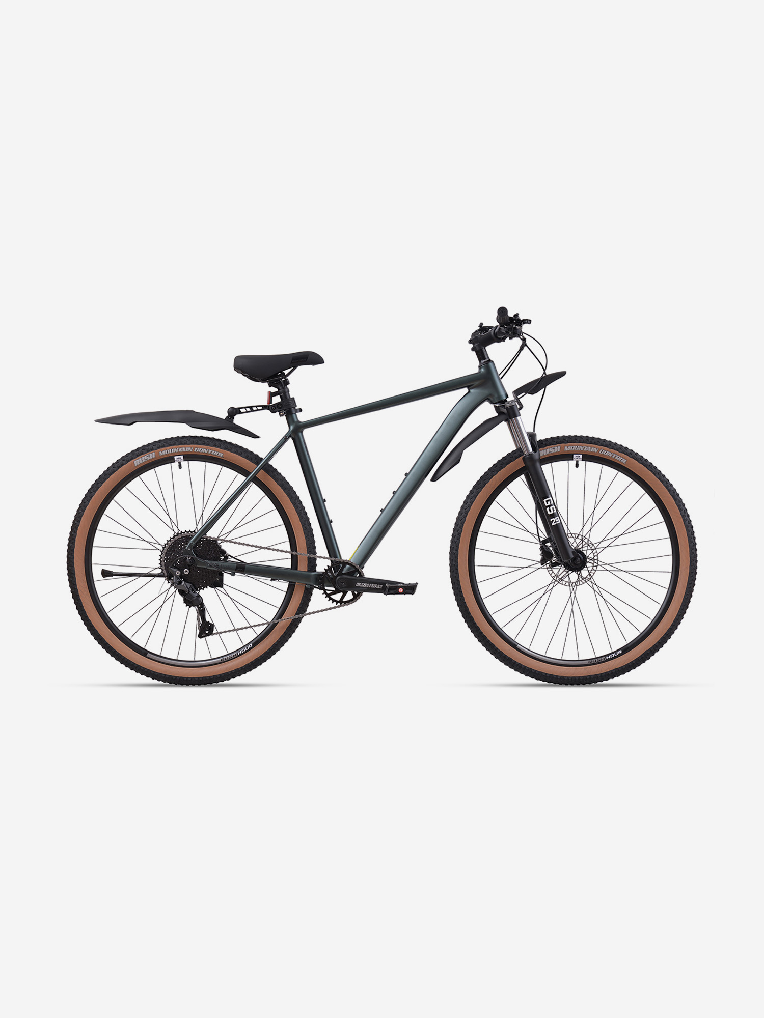 

Велосипед 29" 10ск RUSH HOUR LS 955 HDISC AL, Зеленый