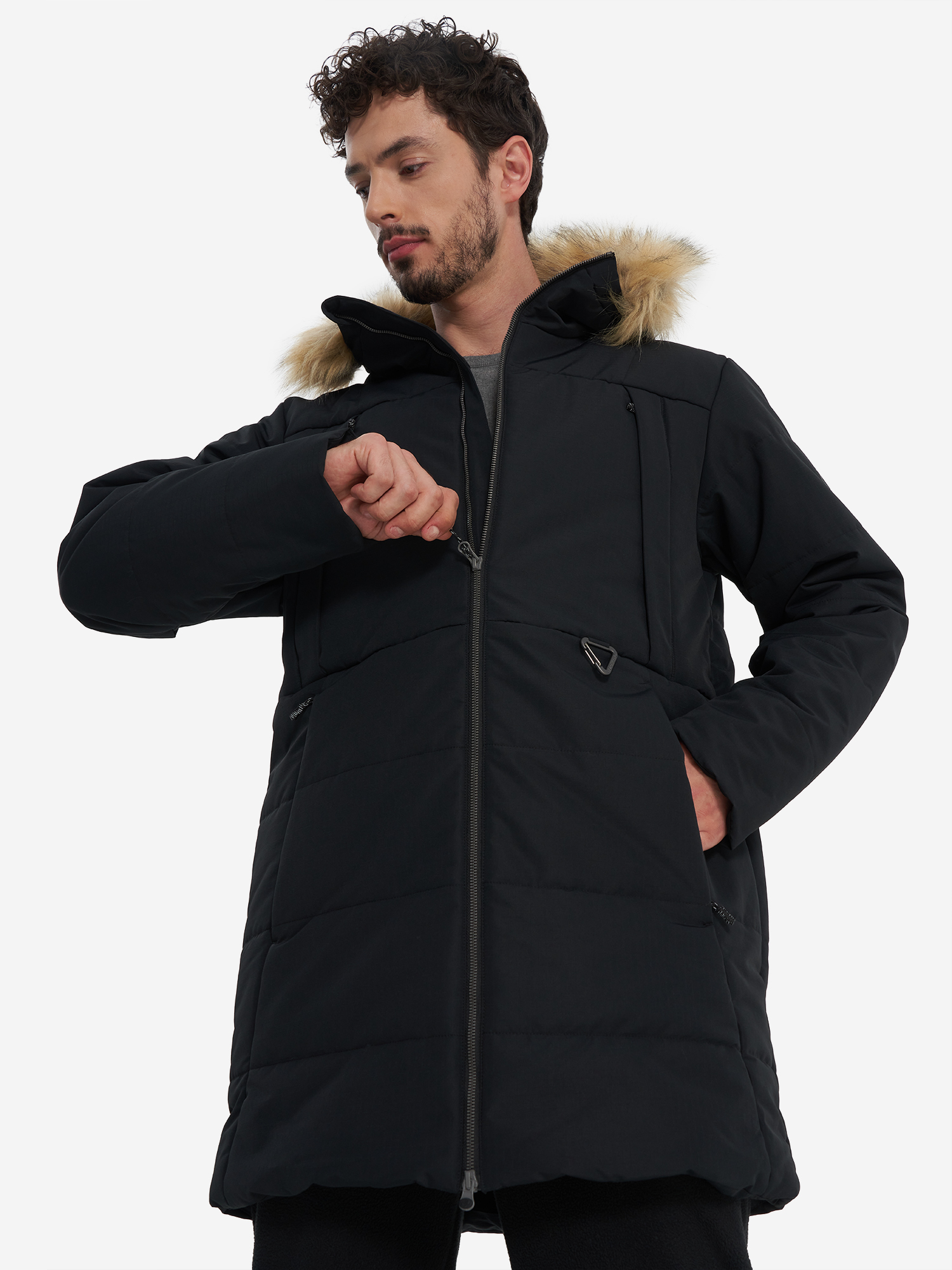 Мужская утепленная куртка Northland, черный, арт. 27854