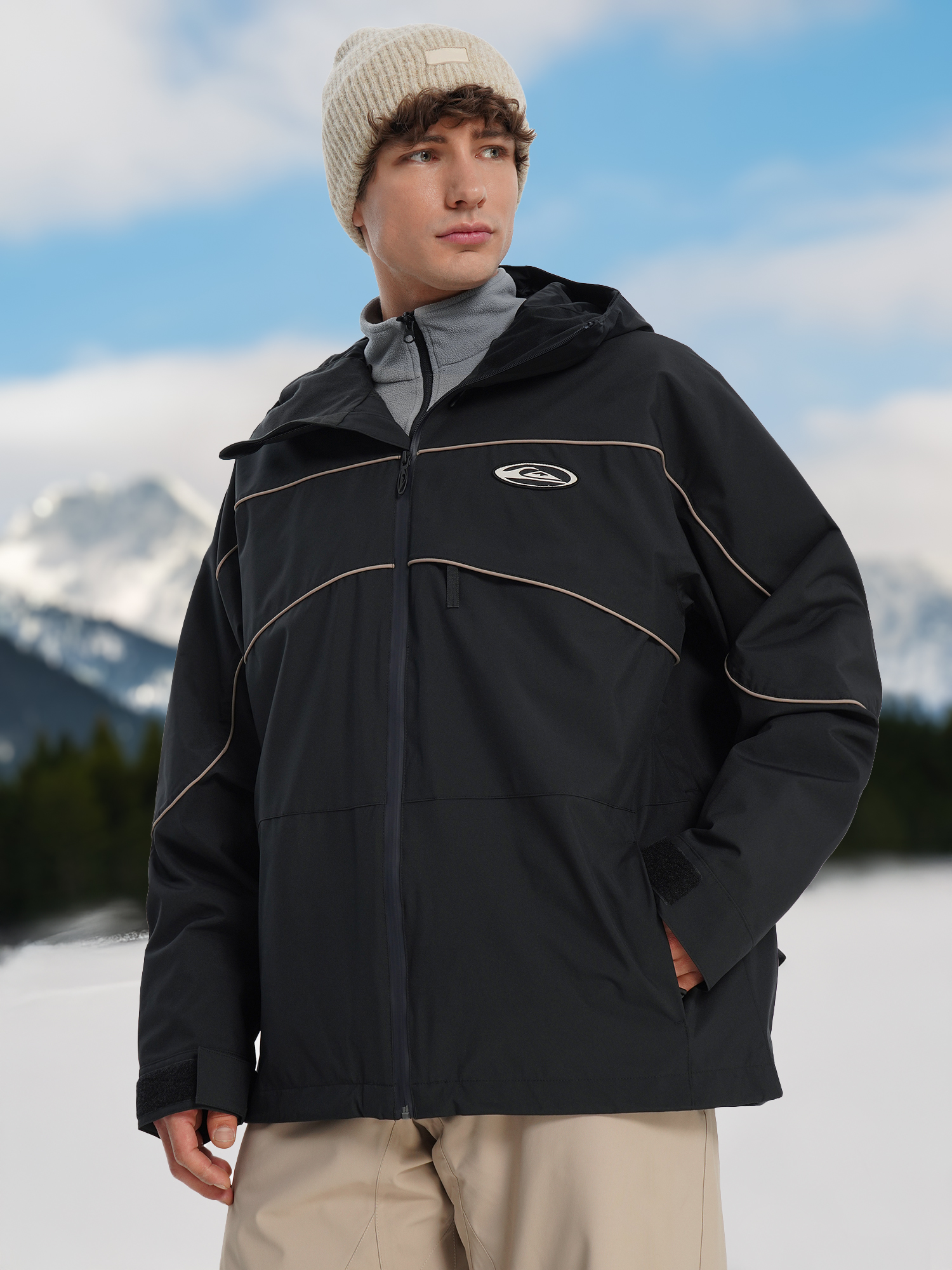 Куртка утепленная Quiksilver Radicalo, черный, арт. eqytj03511q02-kvj0