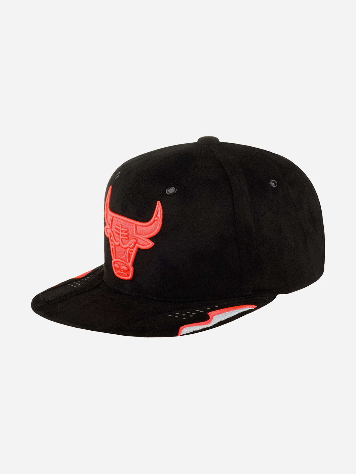 Бейсболка с прямым козырьком MITCHELL NESS HHSS6741-CBUYYPPPBLCK Chicago Bulls NBA (черный), Черный 59-206XDOXM4K-09, размер Без размера