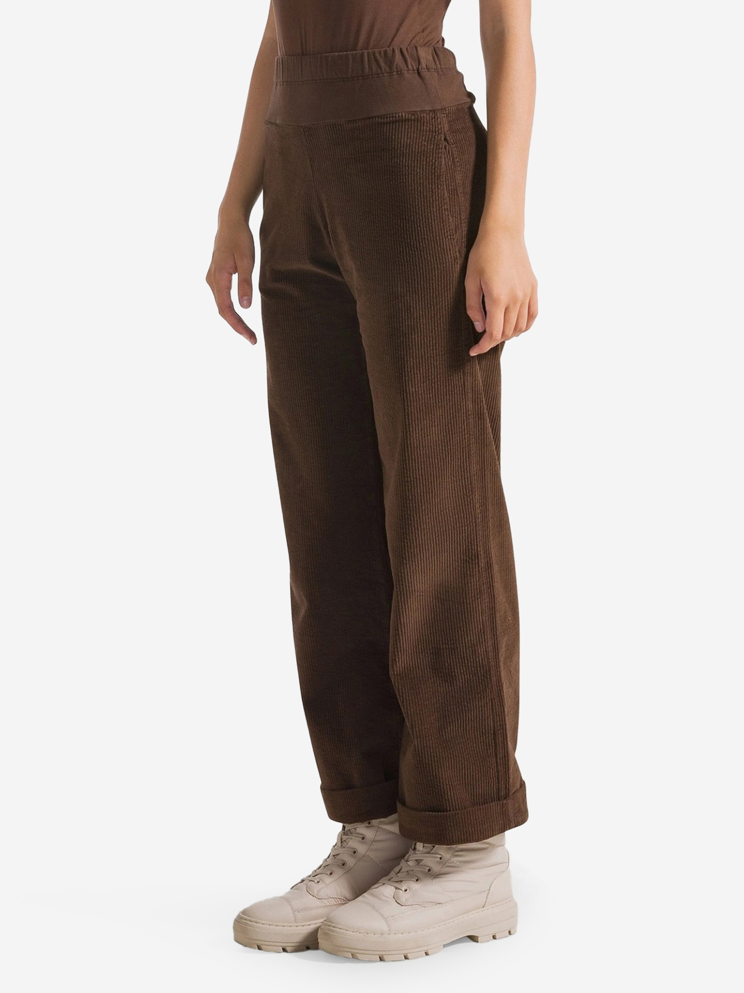 

Брюки женские DEHA CORDUROY STRAIGHT, Коричневый