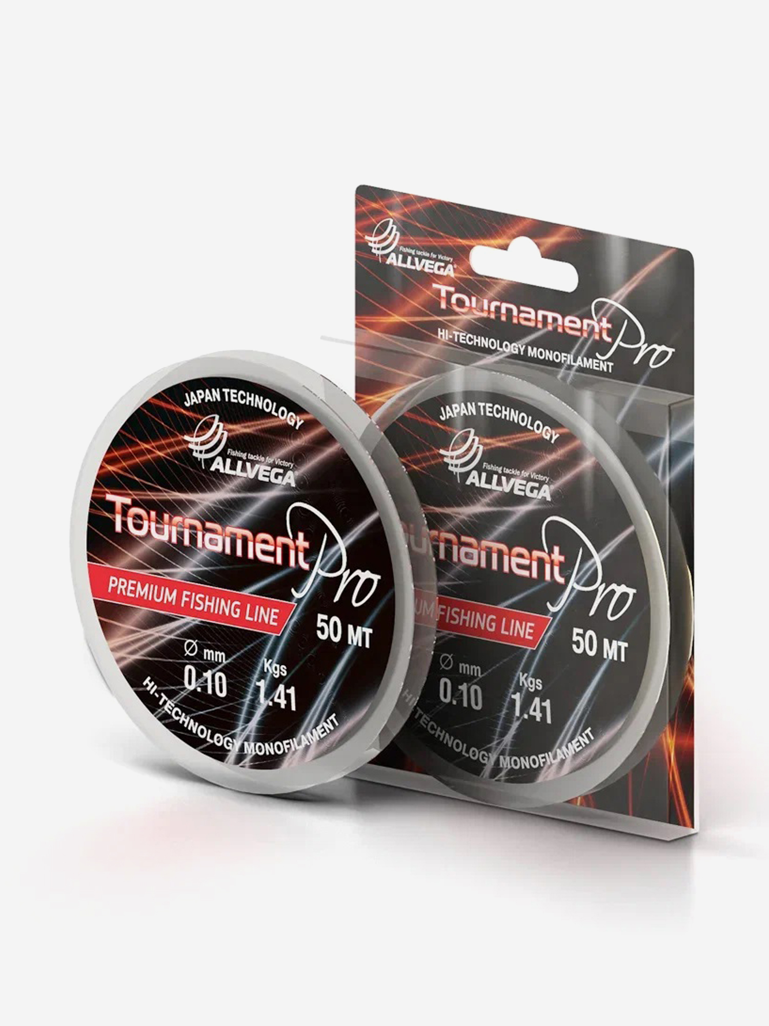 

Леска монофильная ALLVEGA "Tournament Pro" 50м 0,10мм (1,41кг) прозрачная, Белый