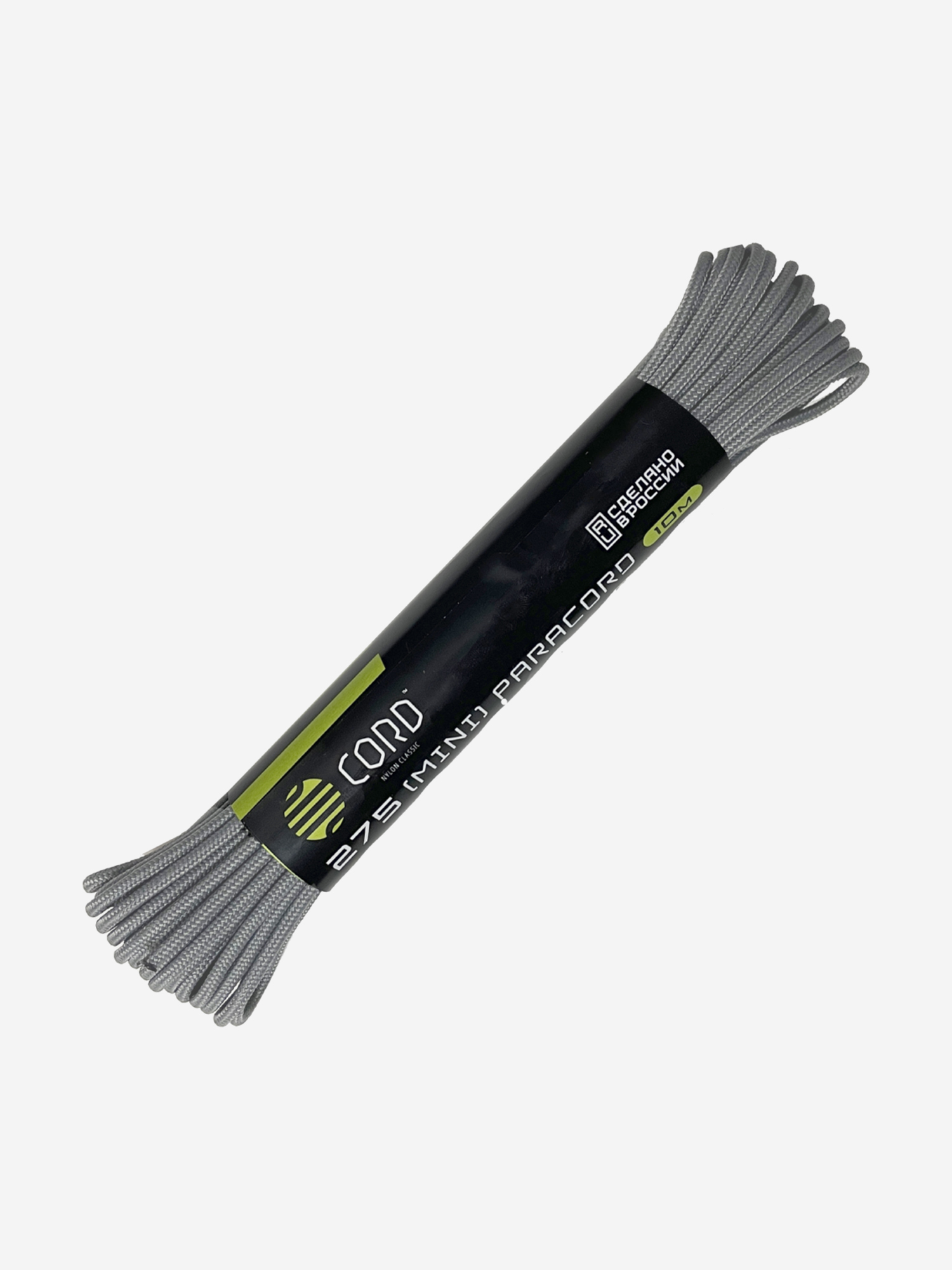 

Паракорд 275 (мини) CORD nylon 10м RUS (grey), Серый