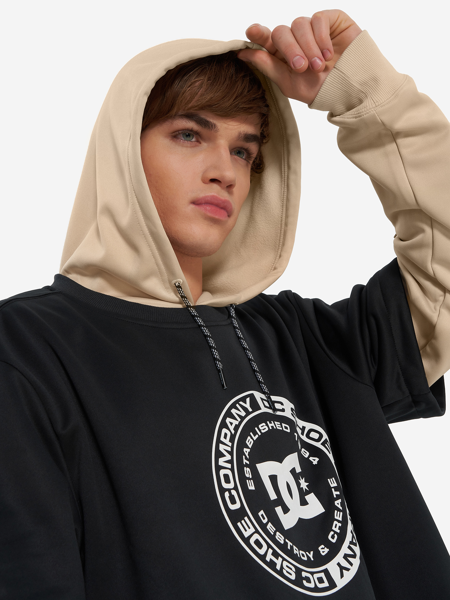 фото Худи мужское dc shoes dryden, черный