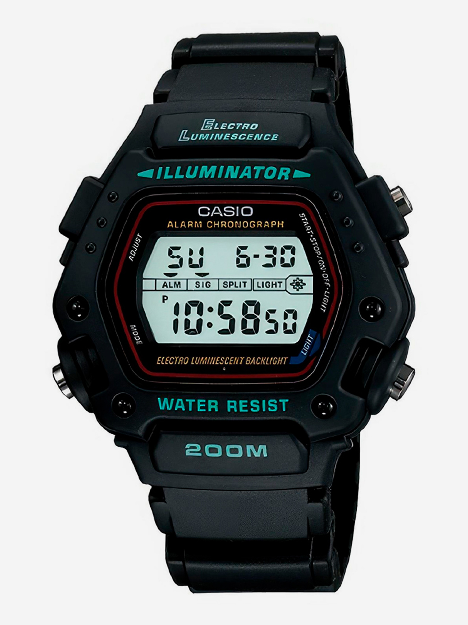 

Спортивные часы CASIO DW-290-1E, Черный