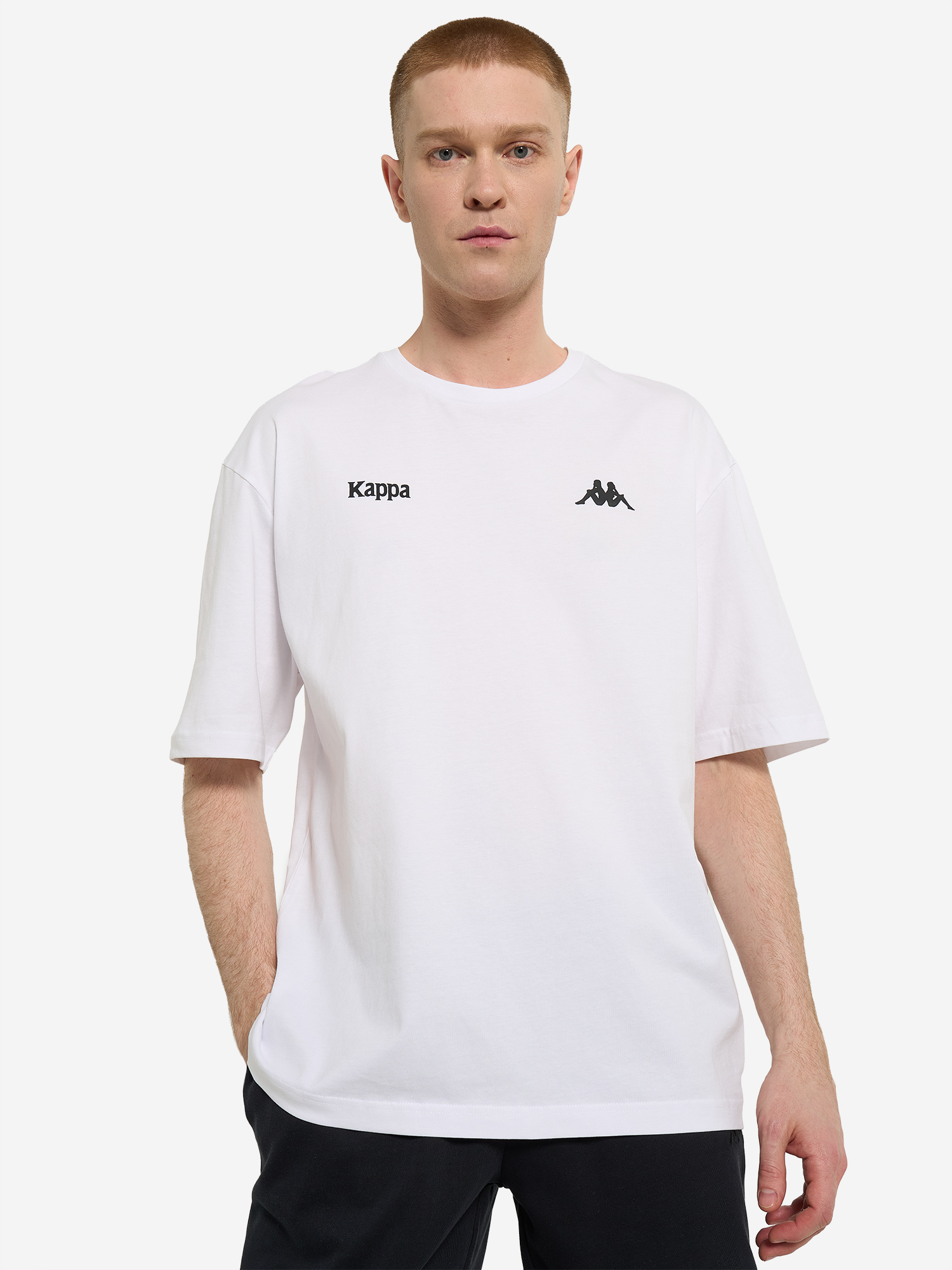 фото Футболка мужская kappa, белый
