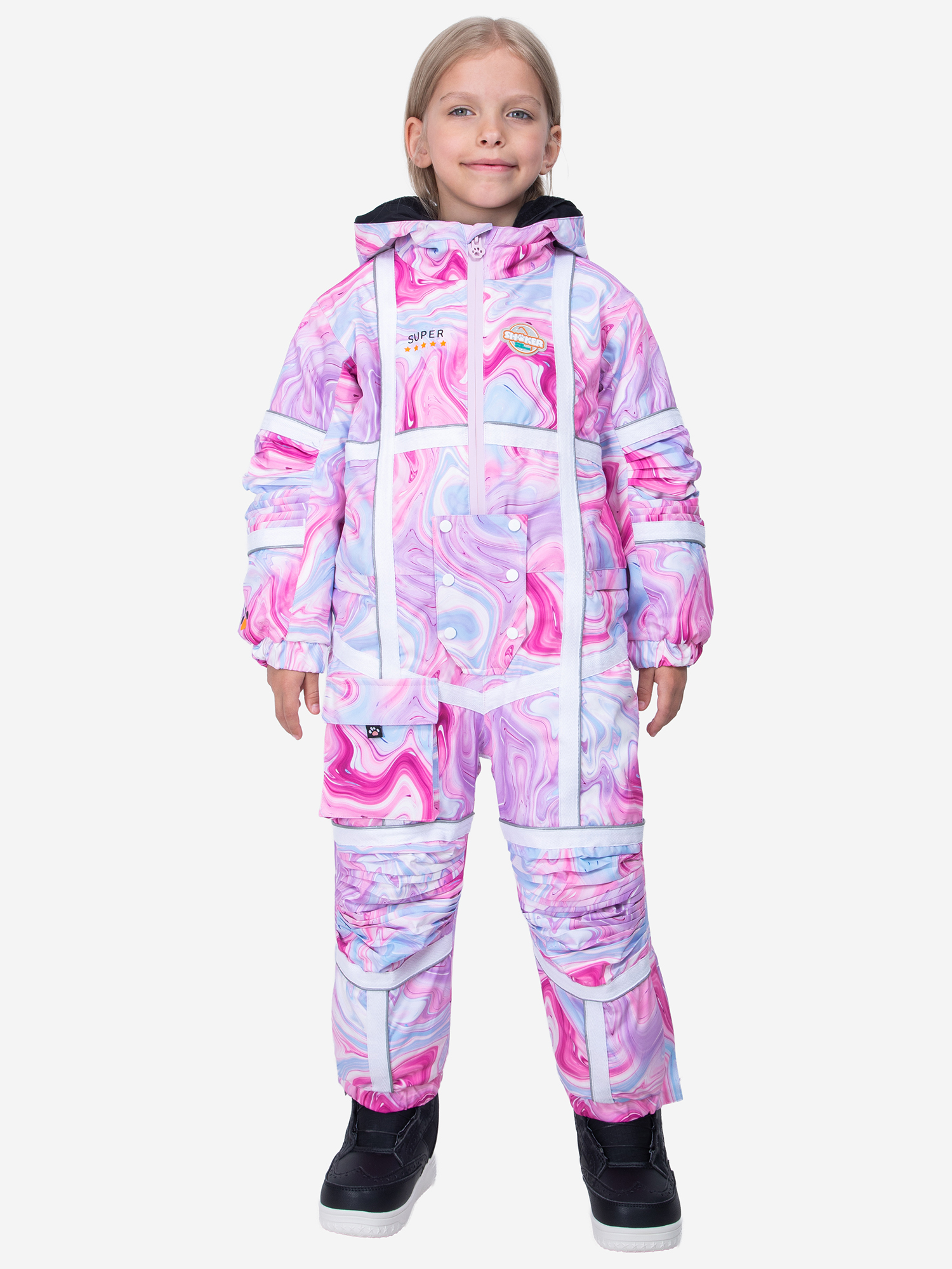 Изображение товара Детский комбинезон LUCKYBOO SPACE Series, розовый