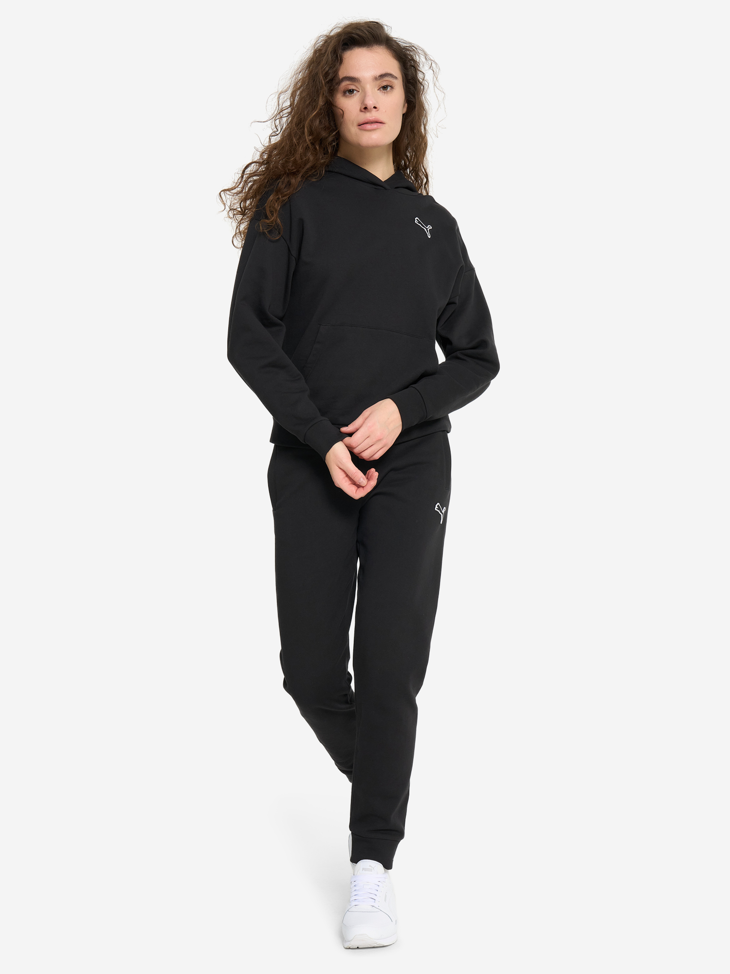 фото Худи женское puma essentials, черный