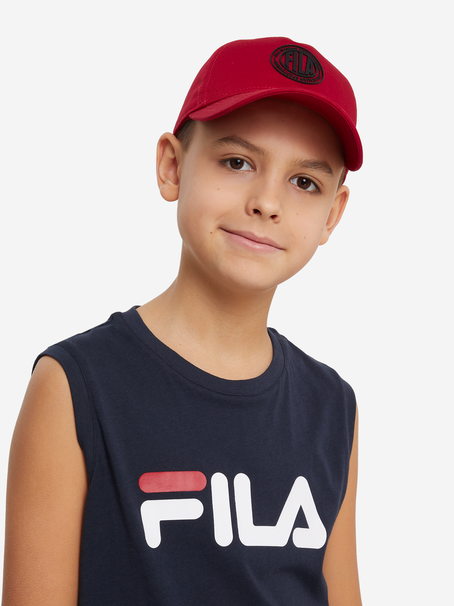 

Бейсболка для мальчиков FILA, Красный