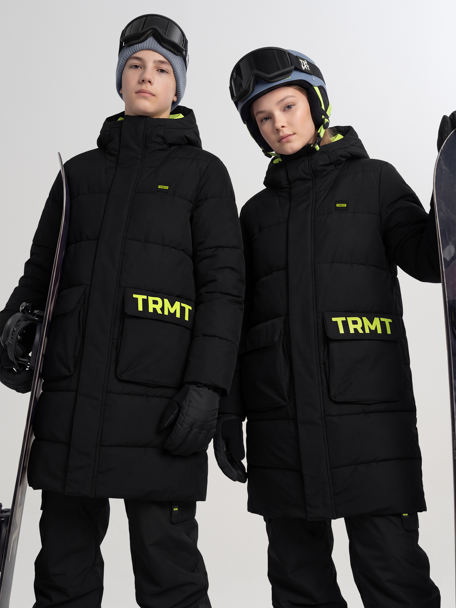 Пальто утепленное для мальчиков Termit, черный, арт. 138619TRT-99