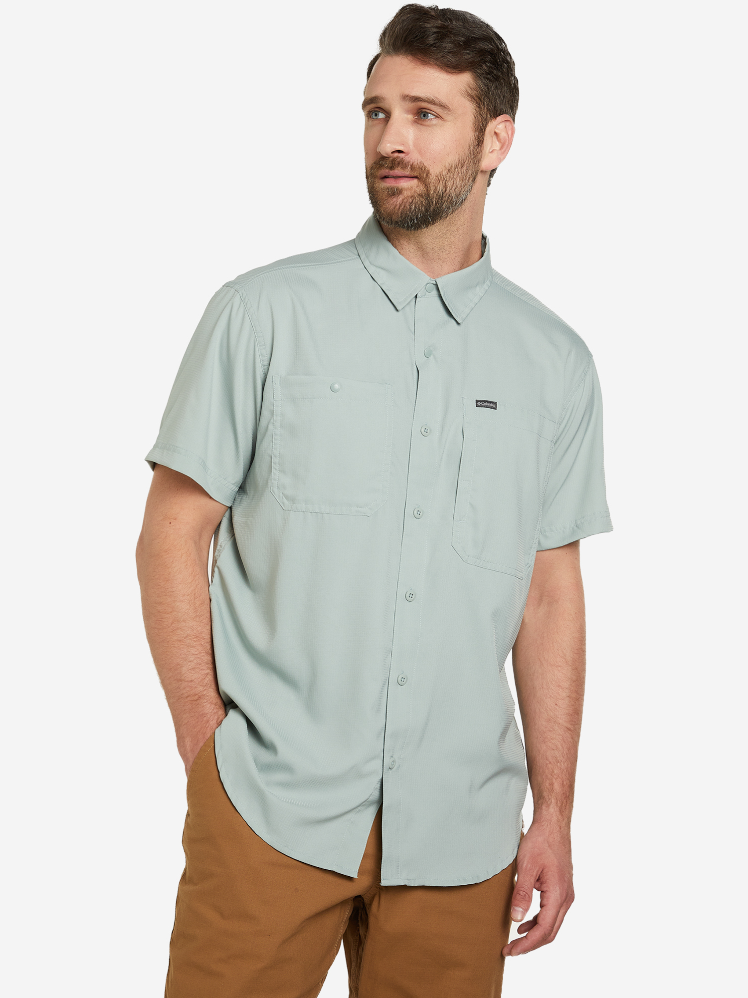 

Рубашка с коротким рукавом Columbia Silver Ridge Utility Lite Short Sleeve, Зеленый