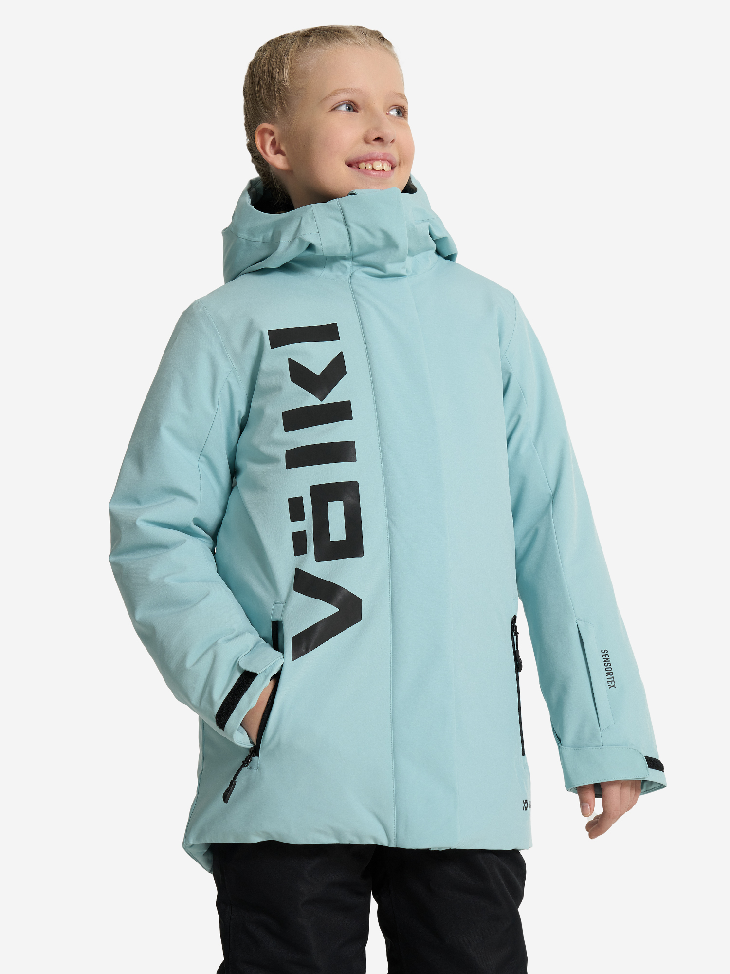 фото Куртка утепленная для девочек volkl, голубой