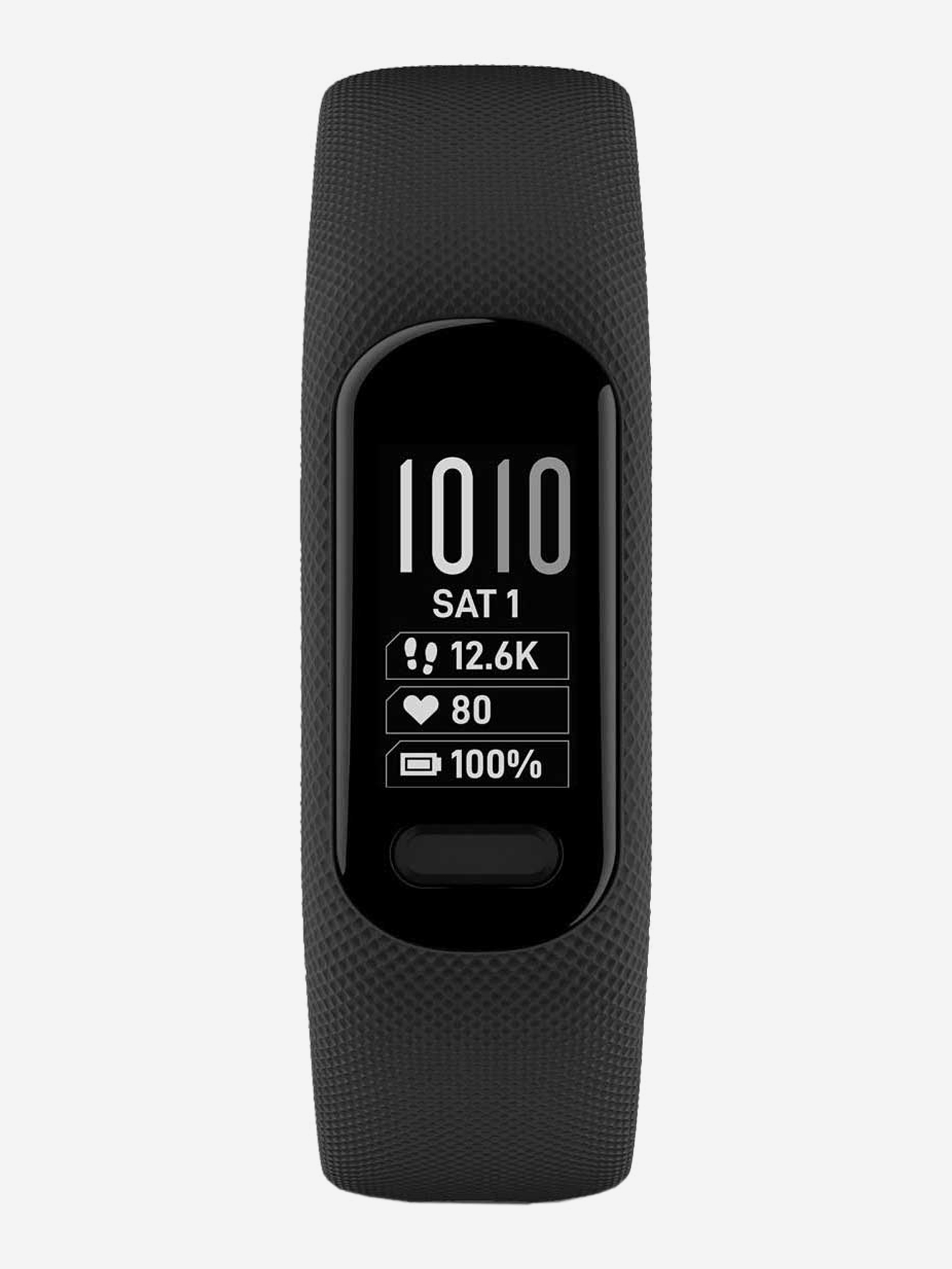 

Фитнес браслет Garmin Vivosmart 5 черные с длинным ремешком, Черный