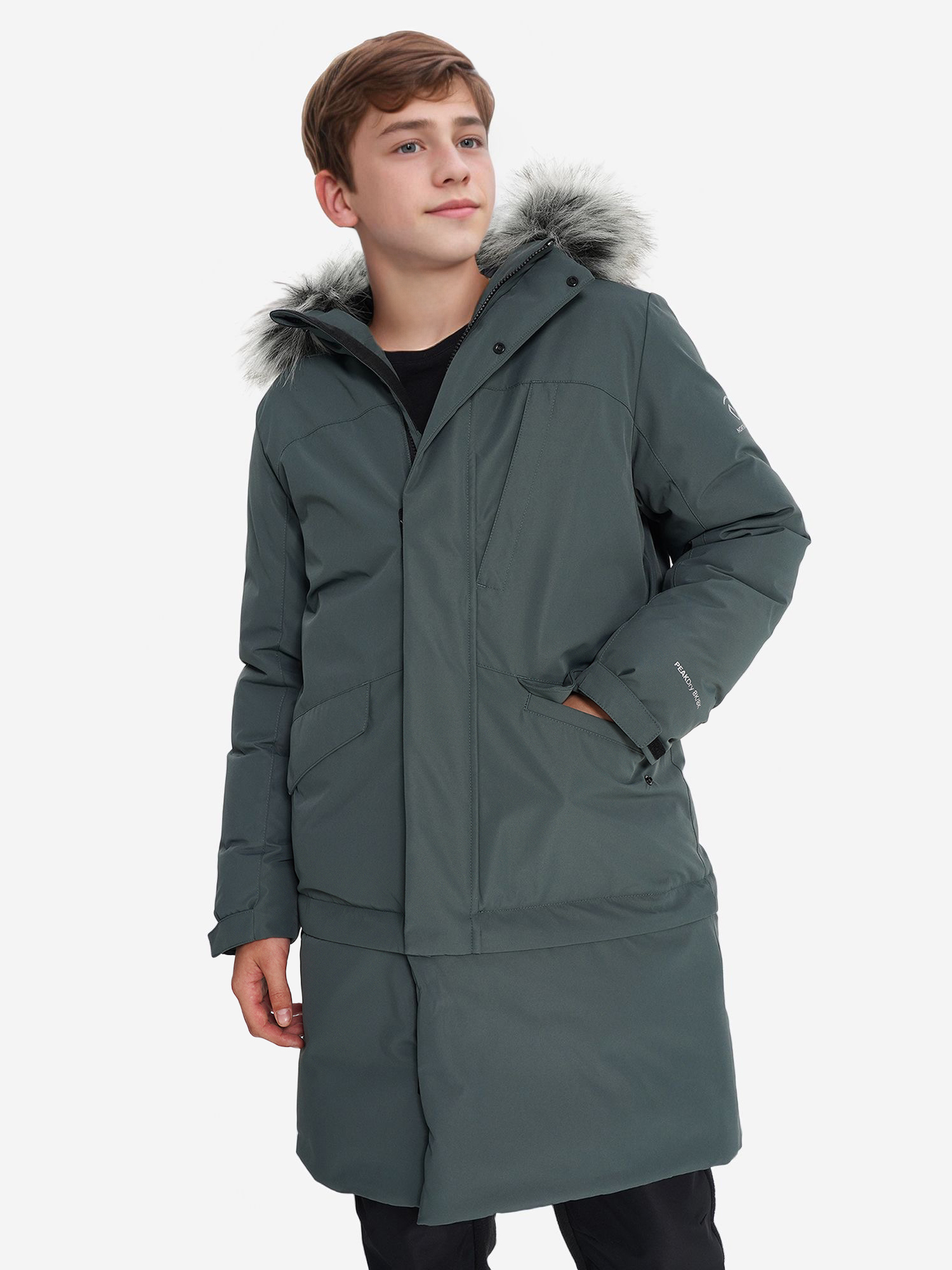 

Пальто утепленное для мальчиков Northland, Серый