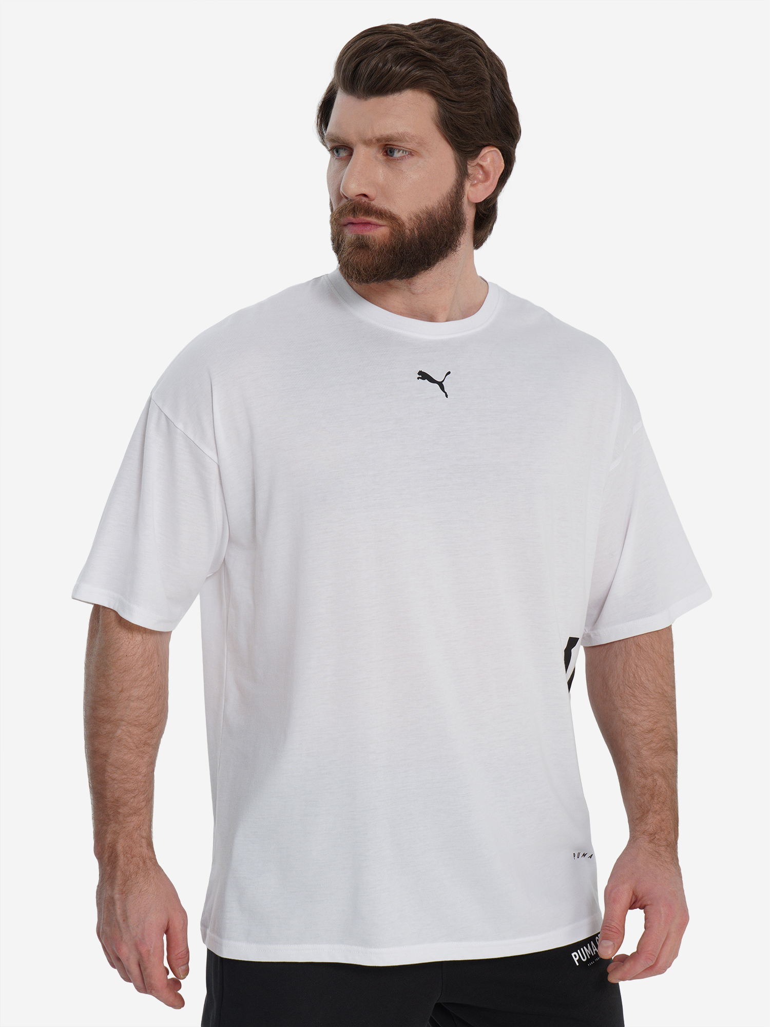 Изображение товара Мужская футболка PUMA для фитнеса и тренинга, прямой покрой, легкая