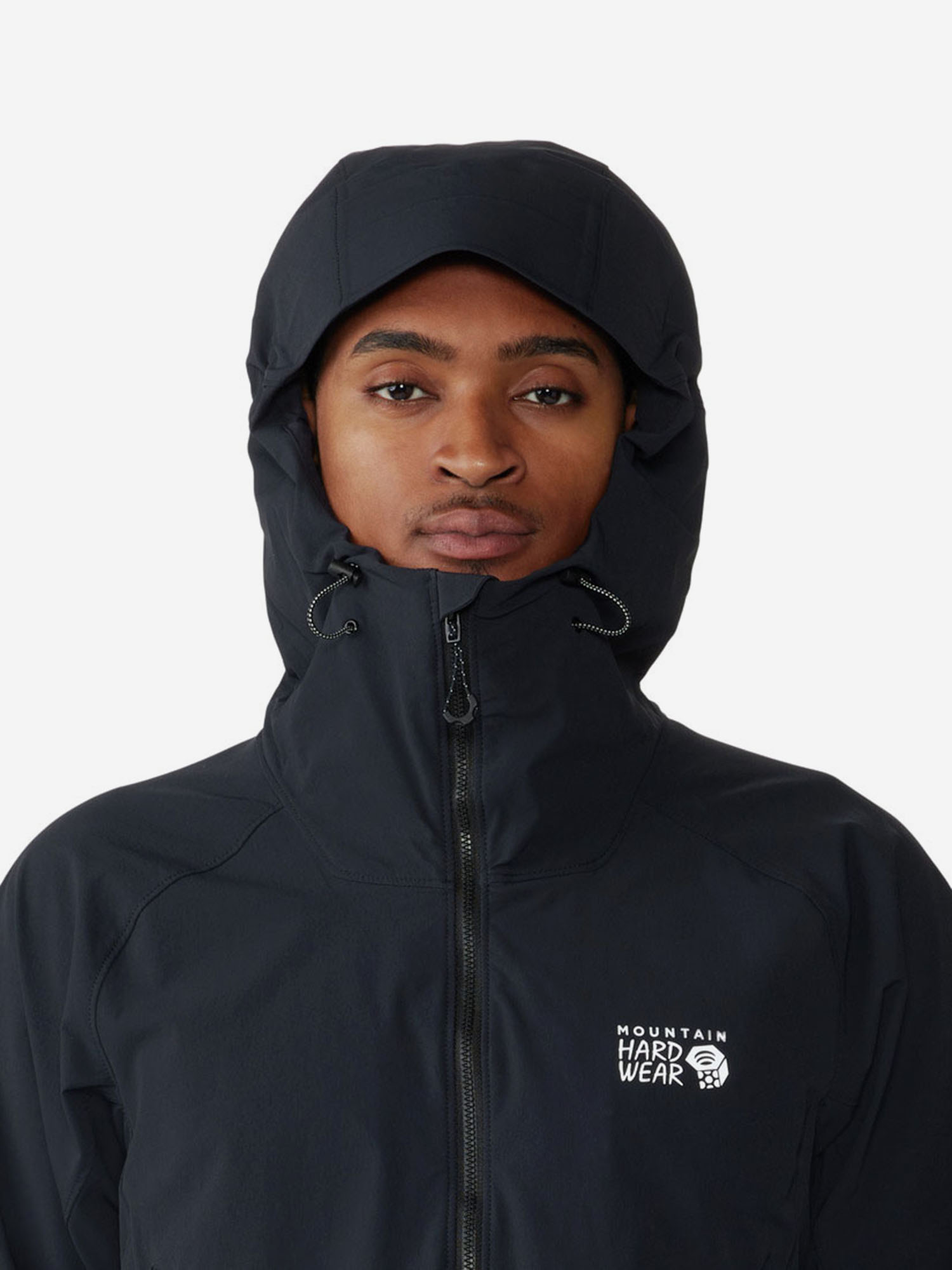 фото Куртка софтшелл мужская mountain hardwear chockstone alpine, черный