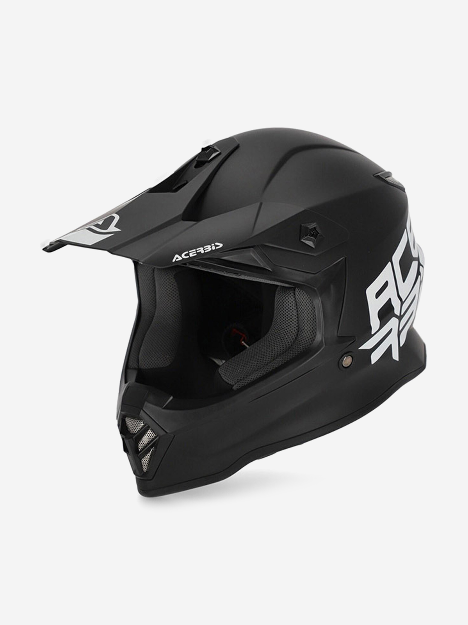

Мотошлем детский кроссовый Acerbis IMPACT STEEL JUNIOR Black, Черный