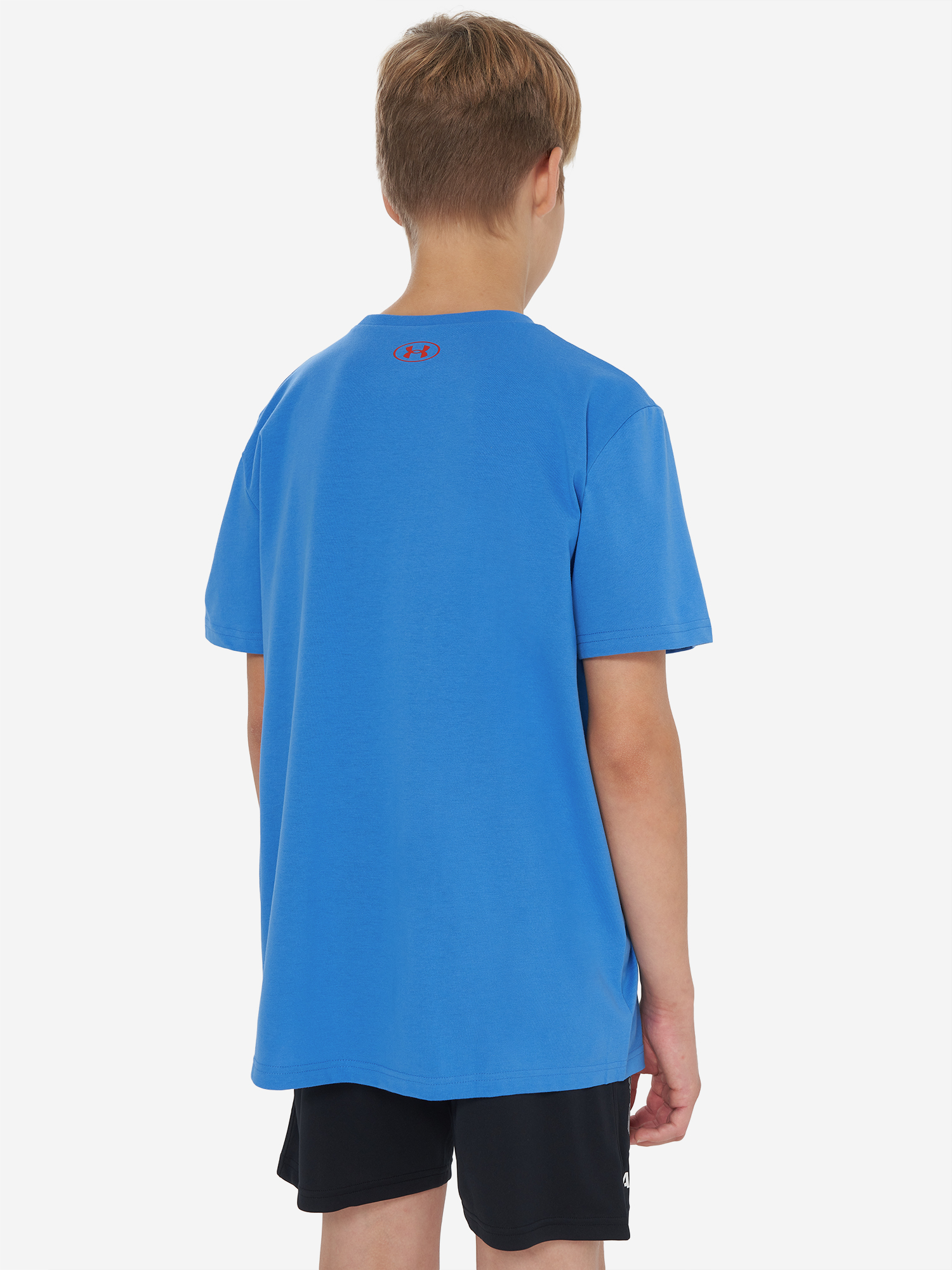 фото Футболка для мальчиков under armour boxed sports update, синий