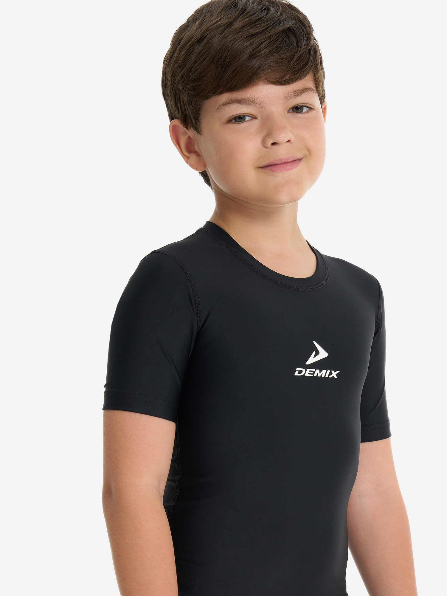 Изображение товара Футболка компрессионная для мальчиков Demix короткий рукав лето всесезонная