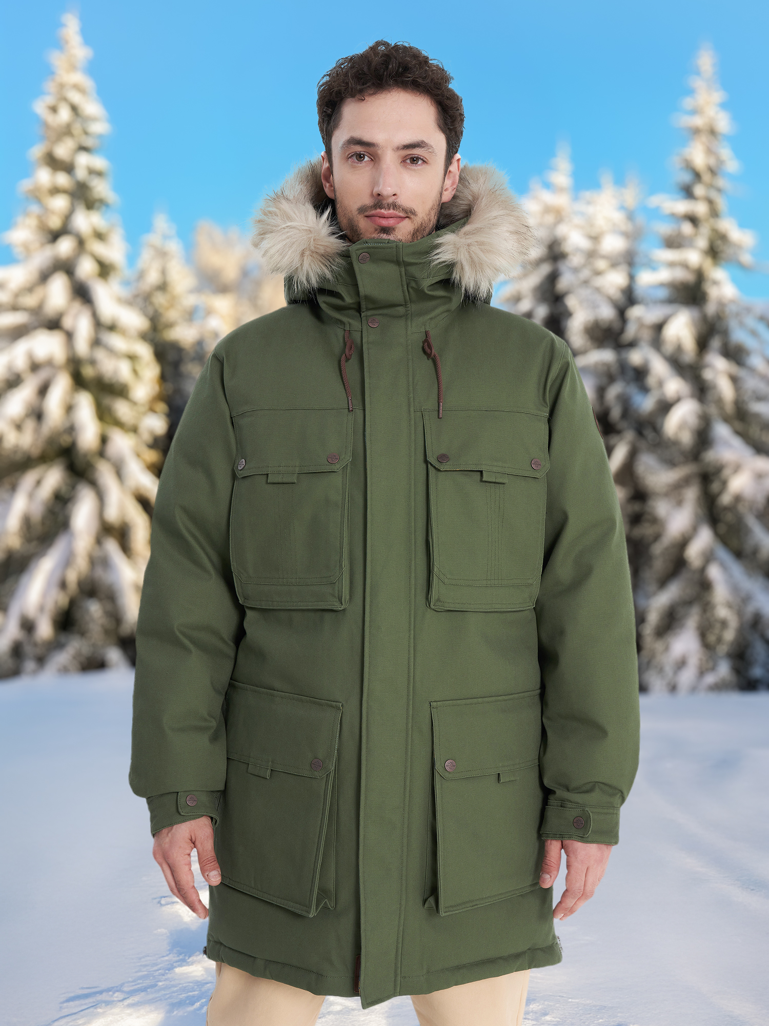 

Пуховик мужской Cordillero, Зеленый