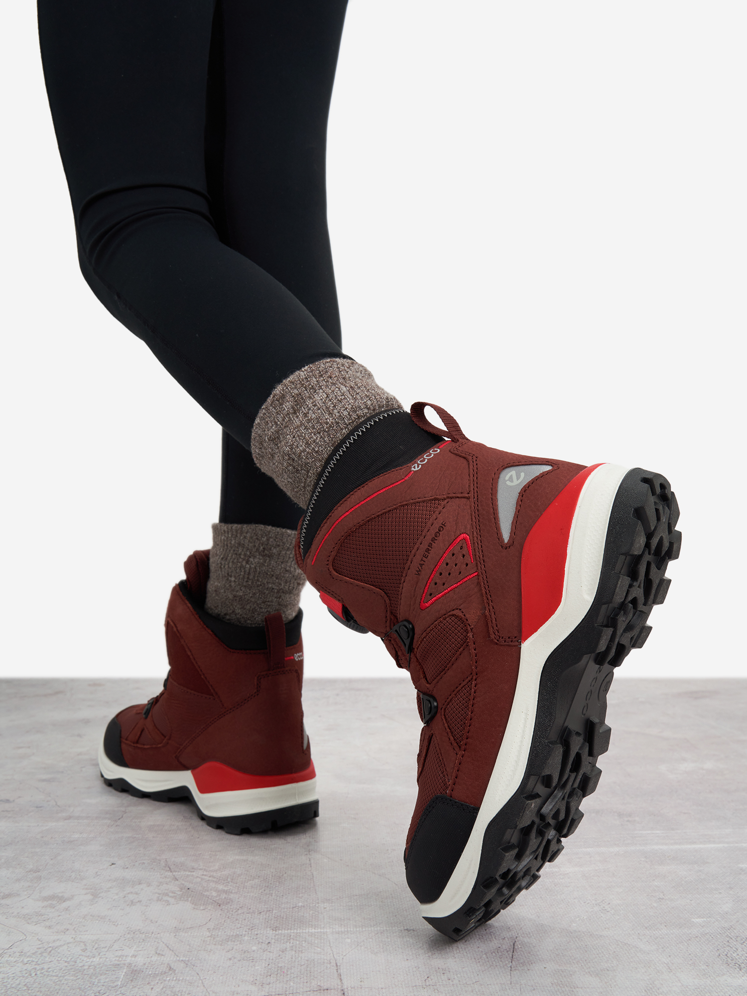 

Ботинки утепленные для девочек Ecco Snow Mountain, Черный