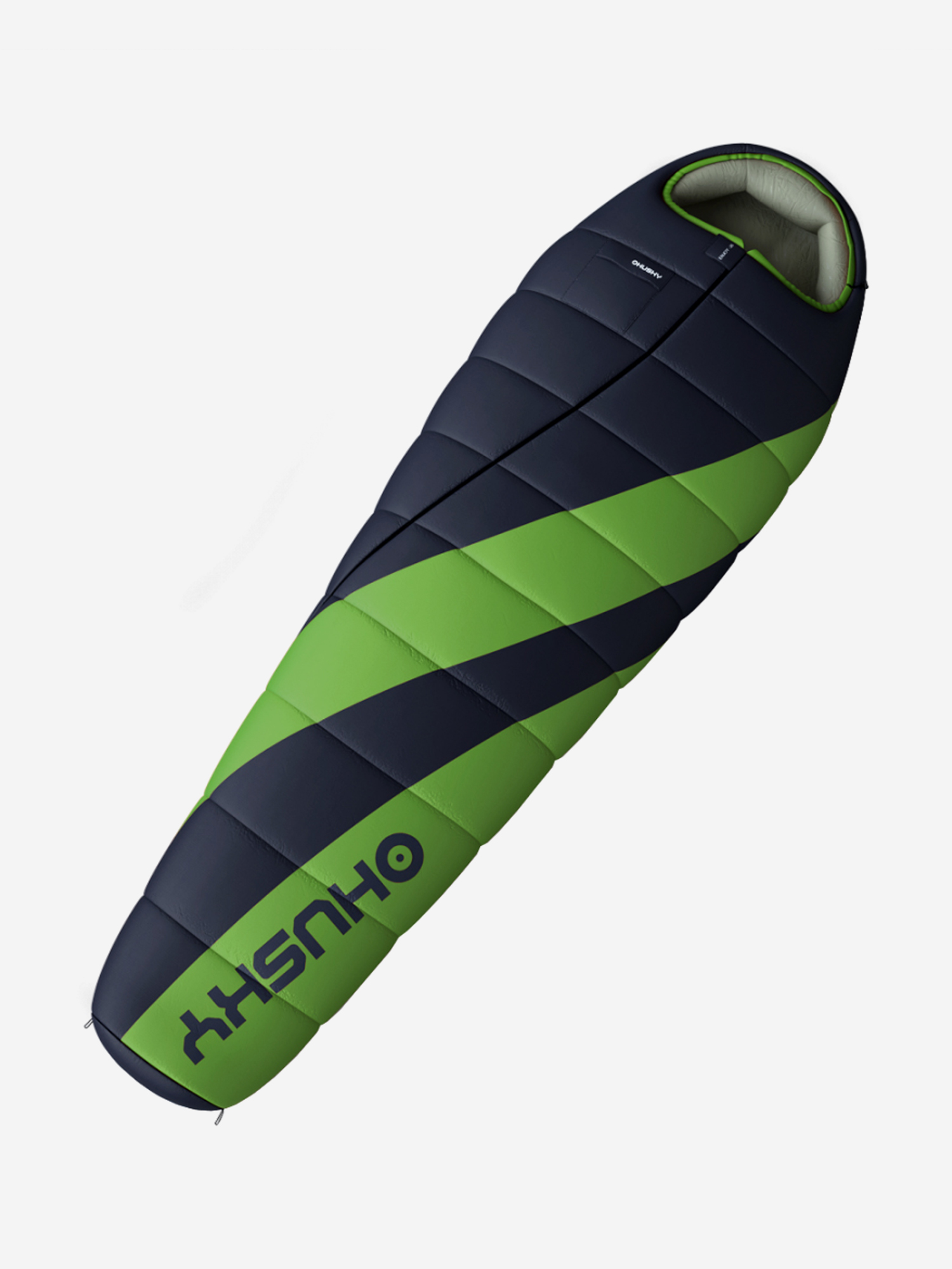 

Спальный мешок HUSKY ESPACE -6°С 210х85, InsuFil, левый, Зеленый