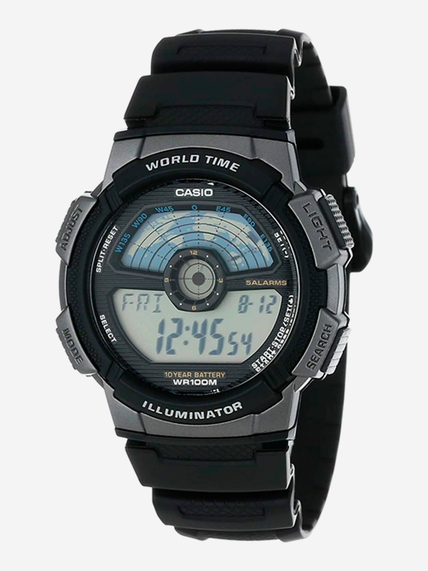 

Наручные часы Casio AE-1100W-1A, Черный