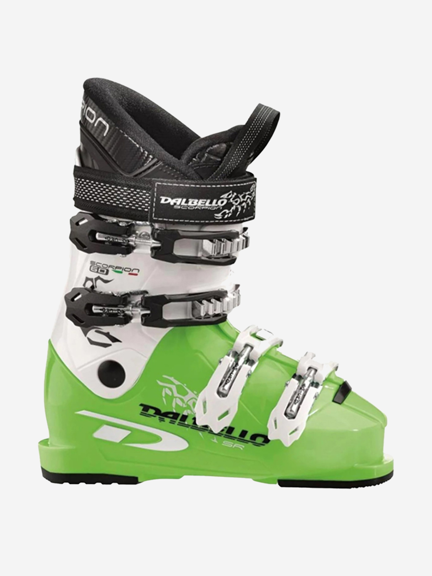 

Горнолыжные ботинки Dalbello Scorpion 60 JR Lime/White Сток, Зеленый