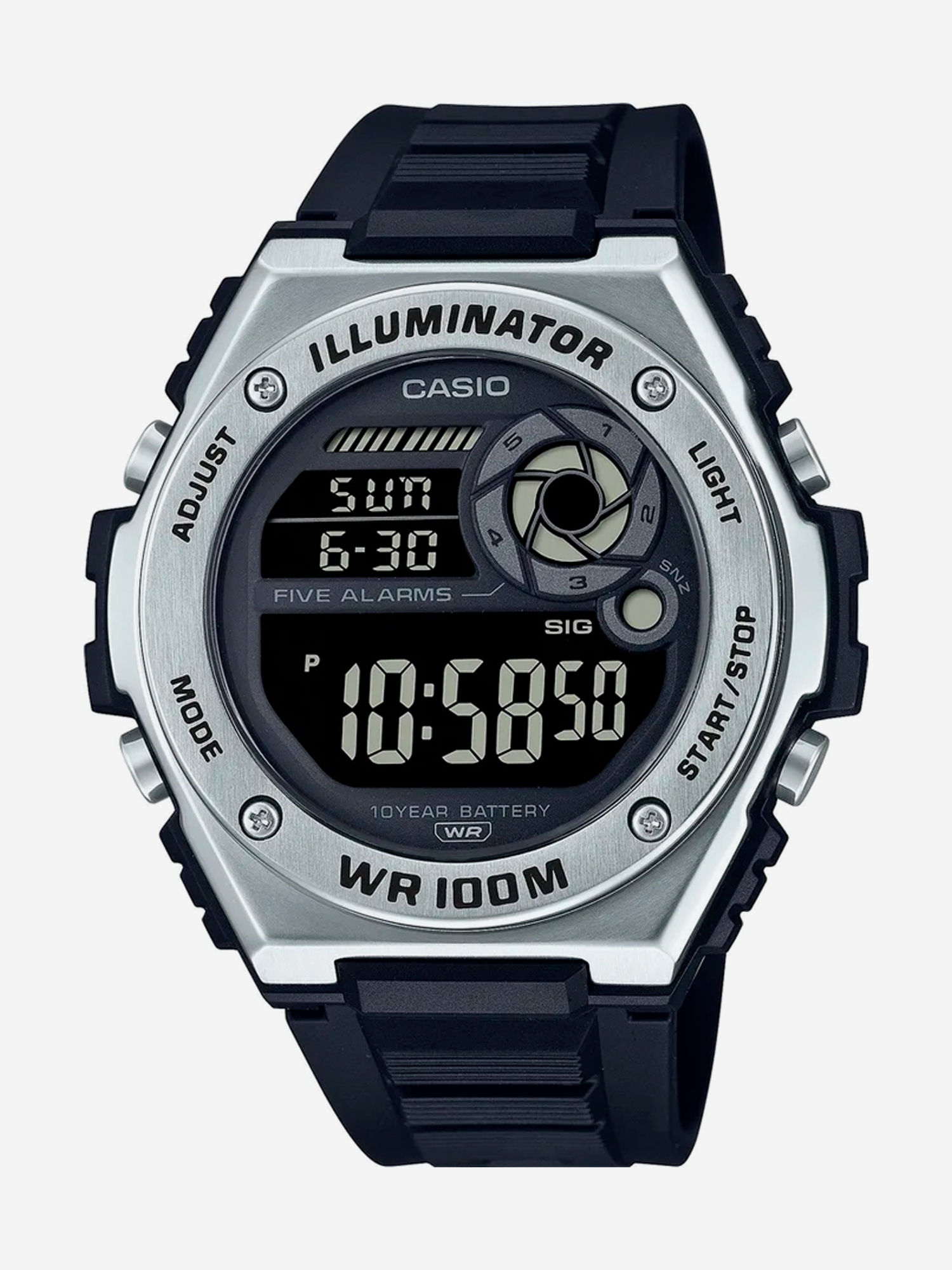 

Наручные часы Casio Collection MWD-100H-1B, Черный