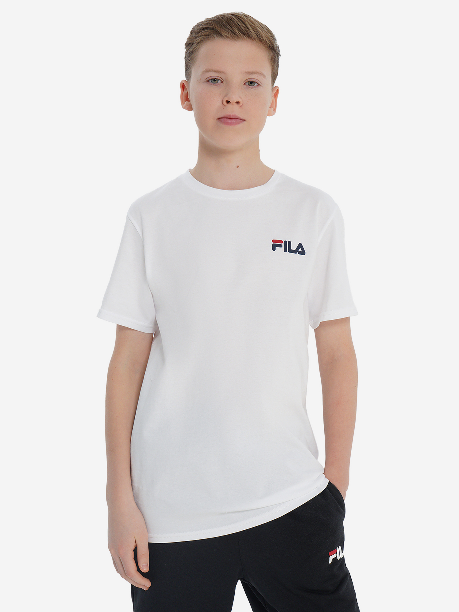 Изображение товара Футболка детская FILA, Белый Изображение товара Футболка детская FILA, Белый