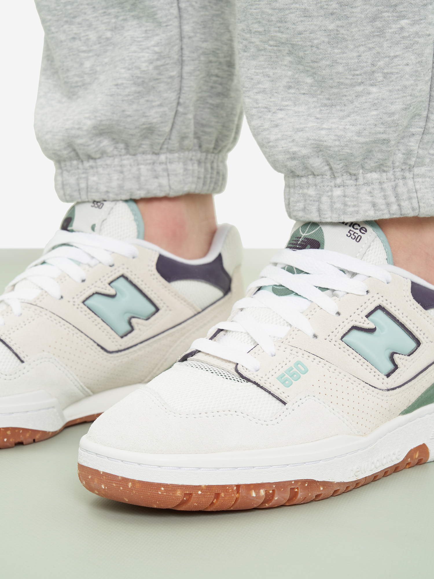 Кеды женские New Balance 550, Бежевый BBW550NBN04-, размер 40.5 - фото 9