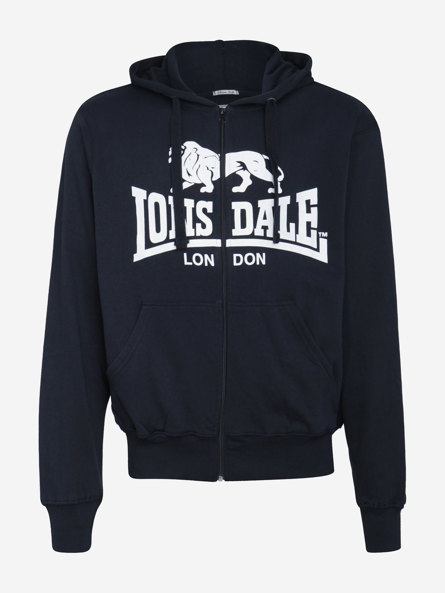 

Худи мужская на молнии LONSDALE KRAFTY, Черный