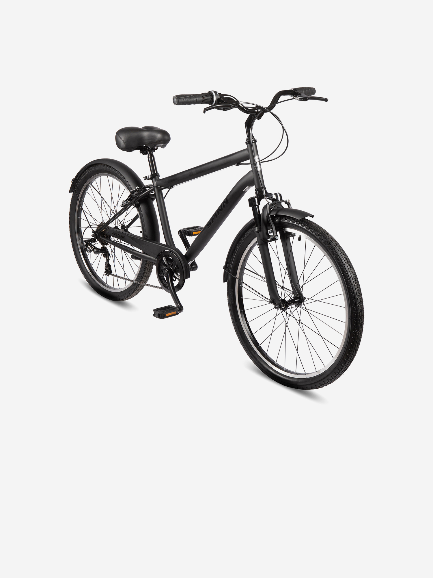 Изображение товара Велосипед мужской скоростной Spinn Uptown Men 26" Matte Black, Черный/черный матовый