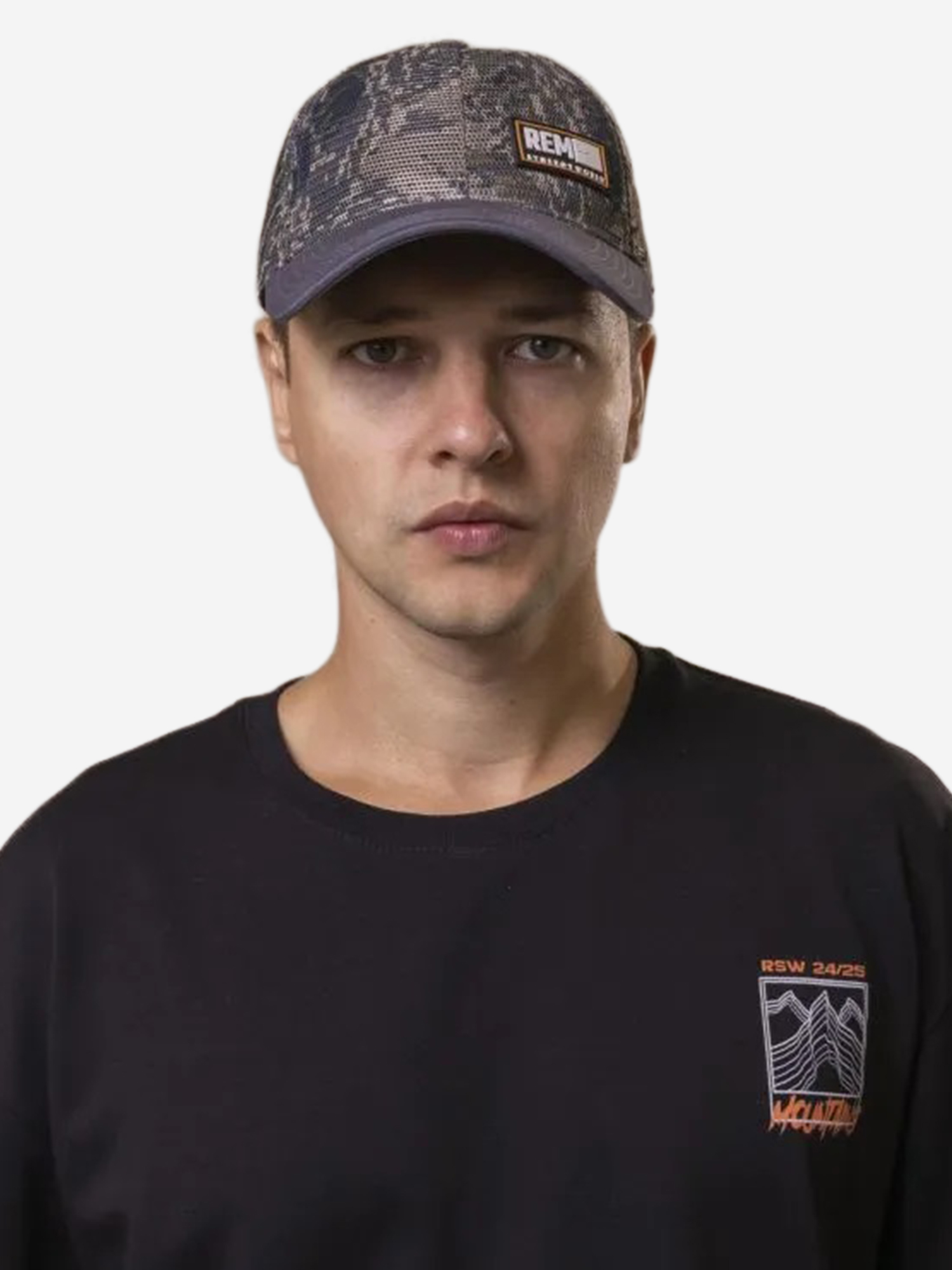 Изображение товара Бейсболка Remington Agent Light Figure серого цвета для рыбалки и охоты