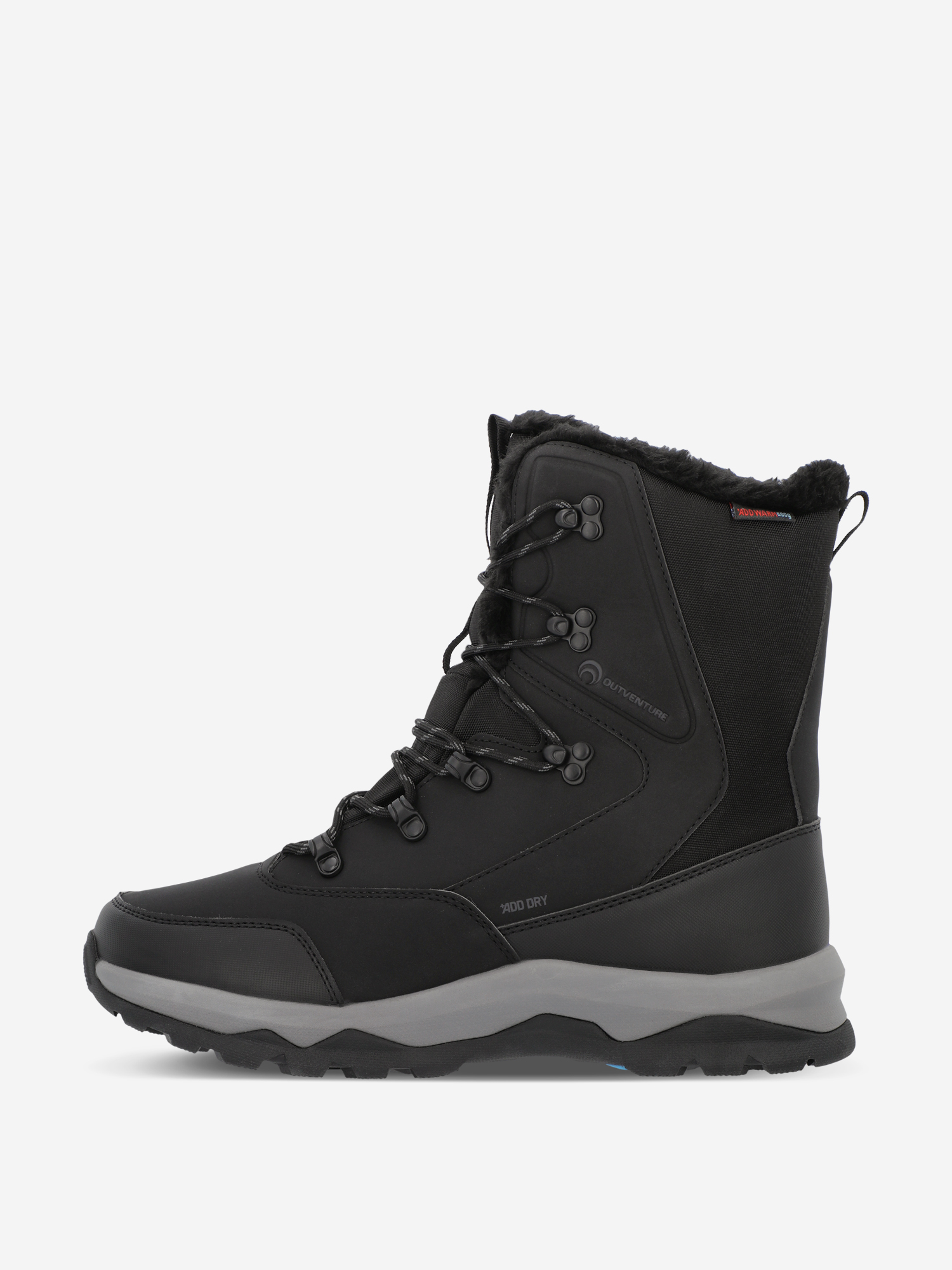 Ботинки утепленные мужские Outventure Irbis, черный, арт. 136645OUT-99