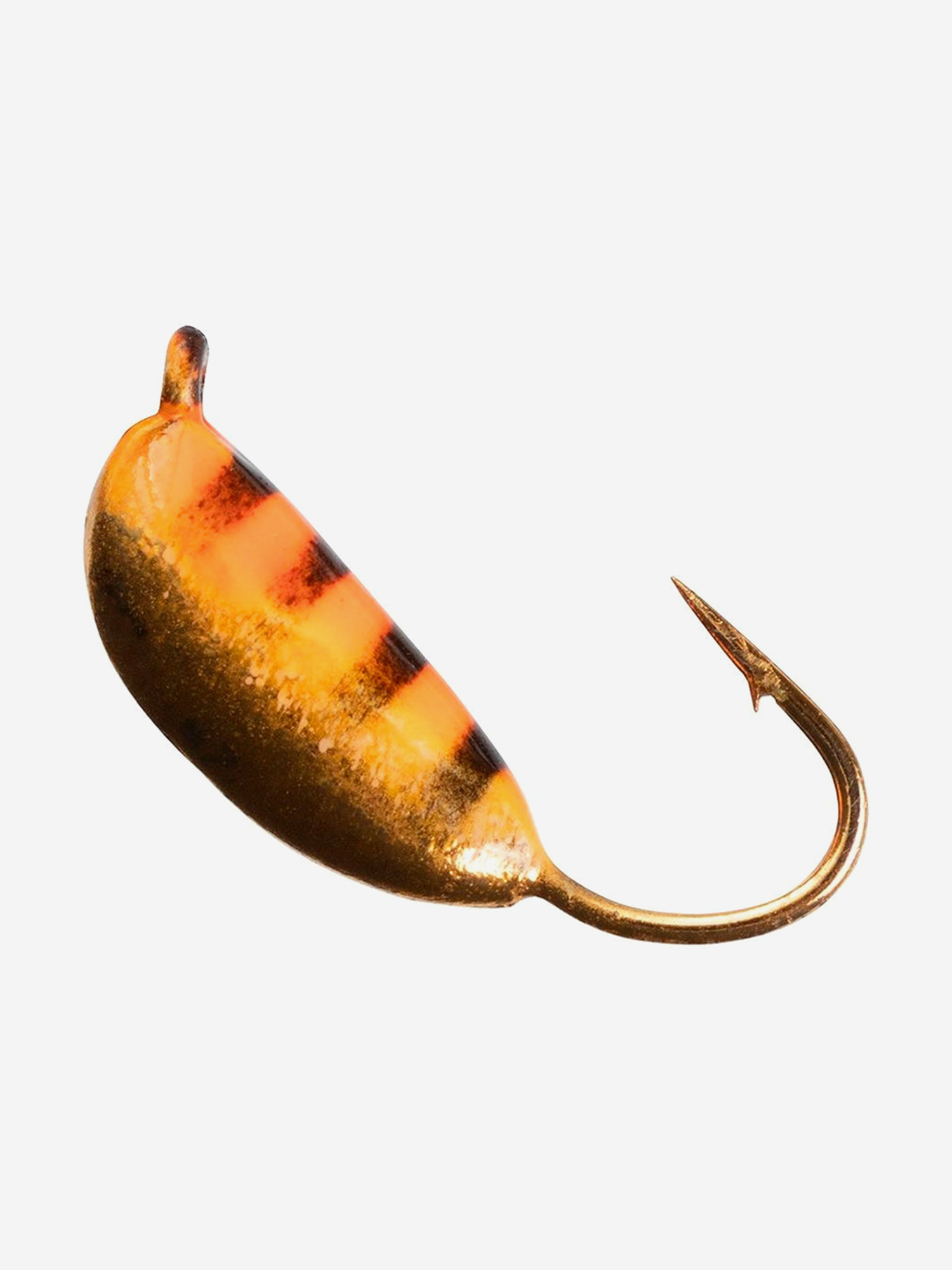 Изображение товара Мормышка Helios вольфрамовая Рижский банан с ушком крашеная 4мм 1,10г 10 штук