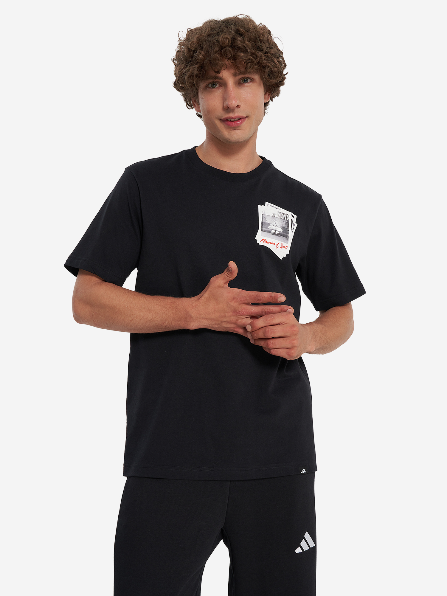 

Футболка мужская adidas Photo, Черный