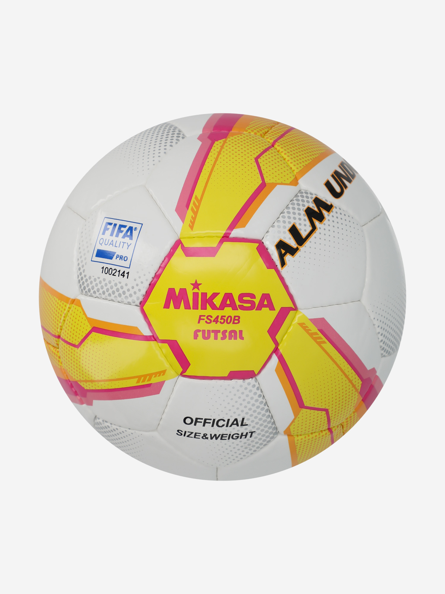 

Мяч футзальный Mikasa FS450B-YP, Белый