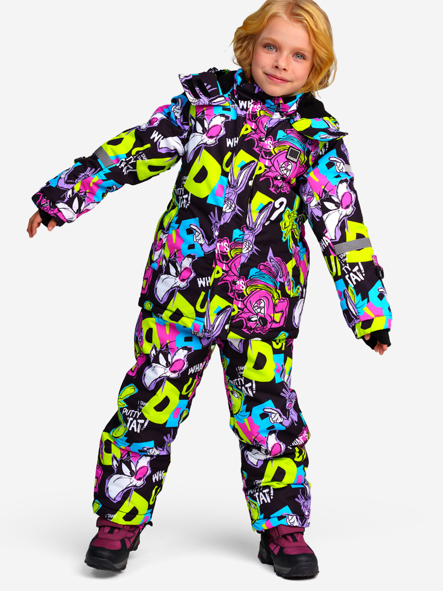 Изображение товара Комплект зимний для девочек: куртка, полукомбинезон PlayToday